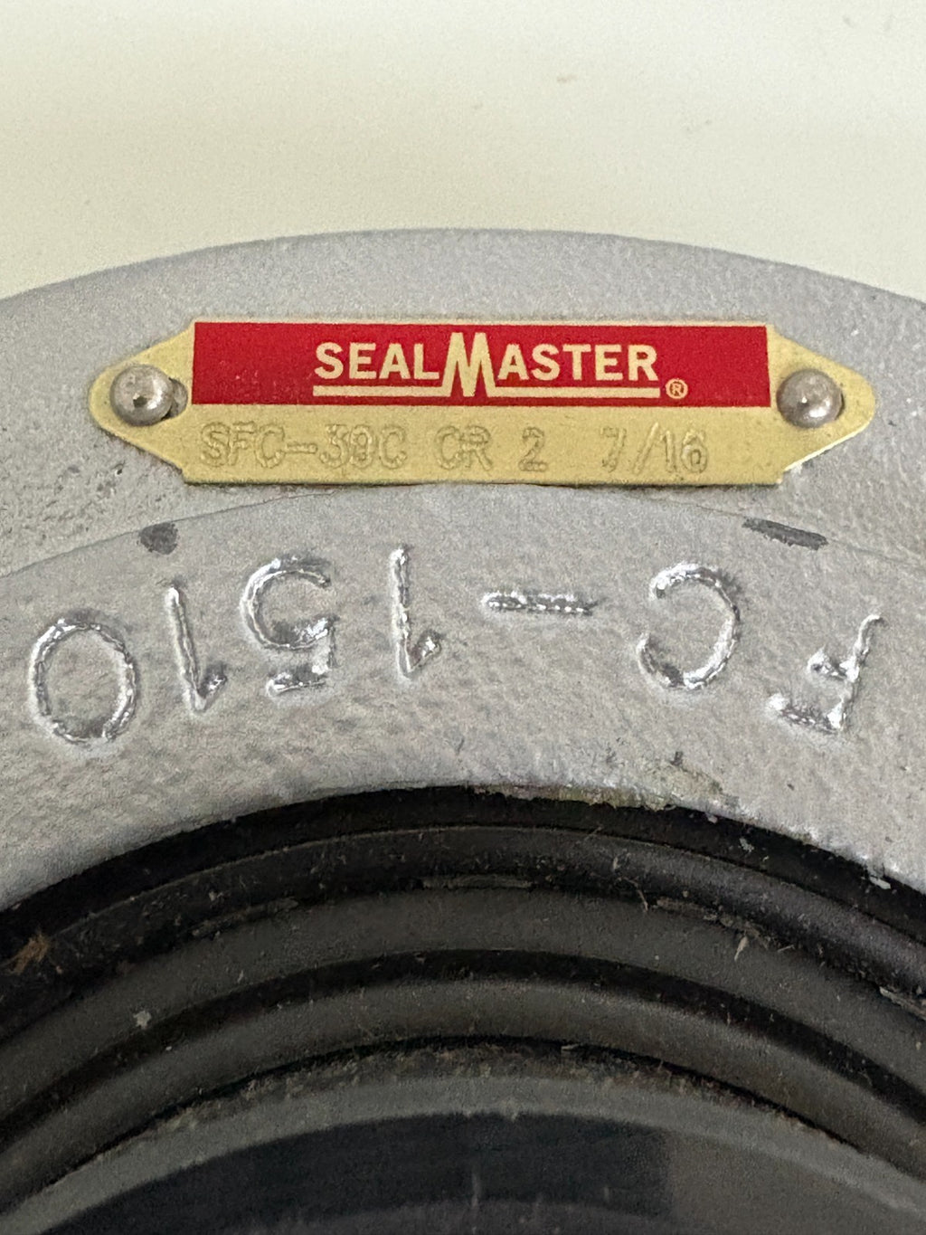 SEALMASTER 4 BOLT PILOTED FLANGED BALL BEARING SFC-39C CR4