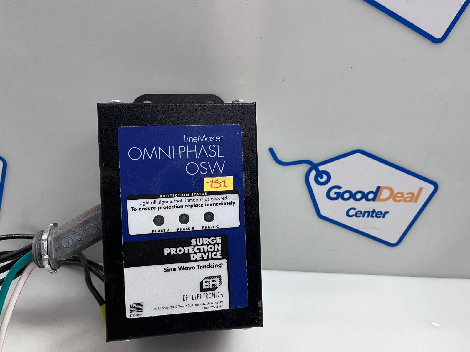 EFI ELECTRONICS OMNI-PHASE OSW277/480 3 PHASE SURGE SUPRESSOR 0