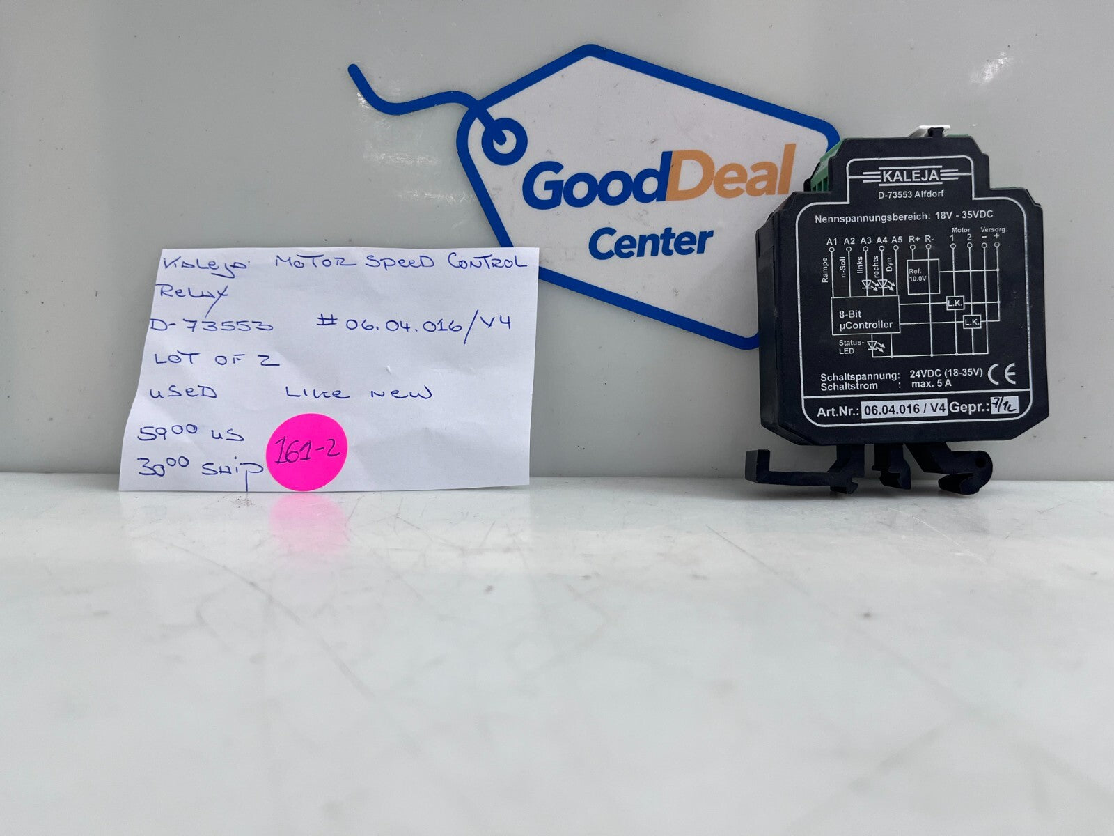 KALEJA D-73553  06.04.016/V4 Motor Speed Control Relay (Lot of 2)