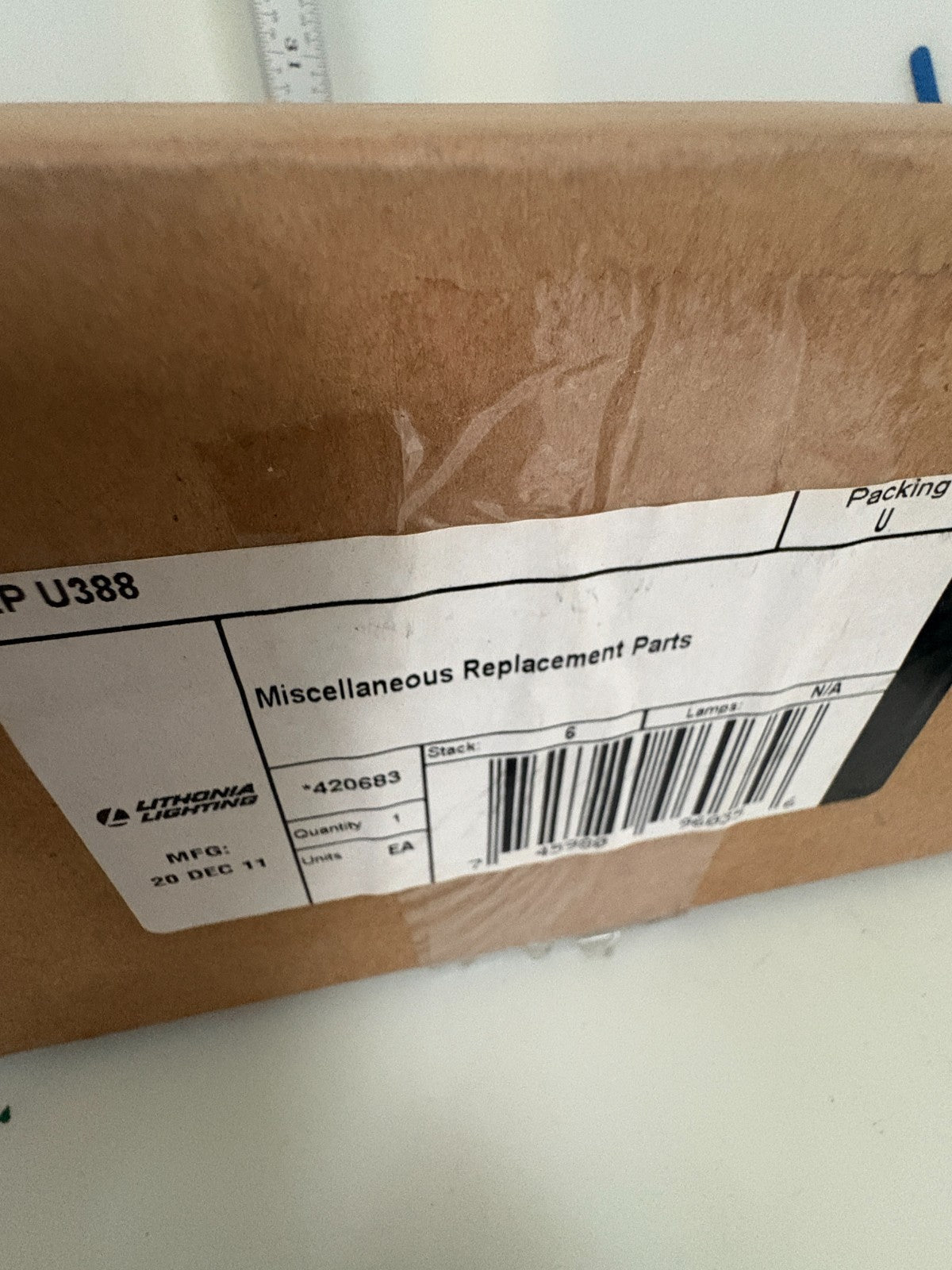 LITHONIA CONTROL BOARD ELP 4 388