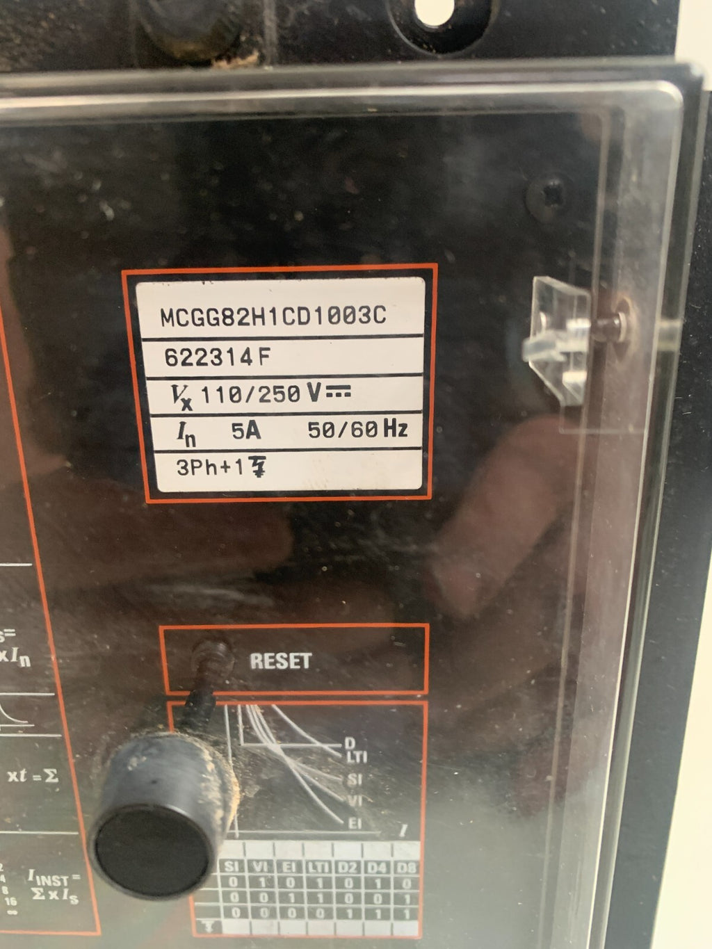 GEC ALSTHOM SUPER CHARGE RELAY MCGG82H1CD1003C2