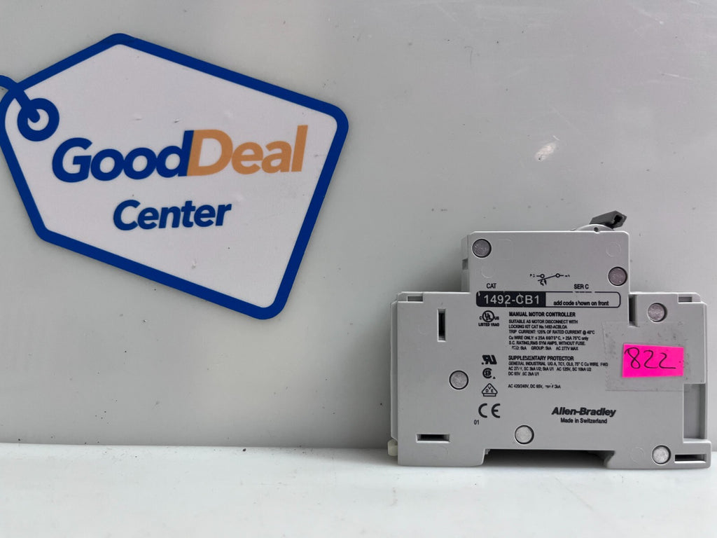 ALLEN-BRADLEY 1492-CB1 Limiting Miniature Circuit Breaker (Lot of 3)