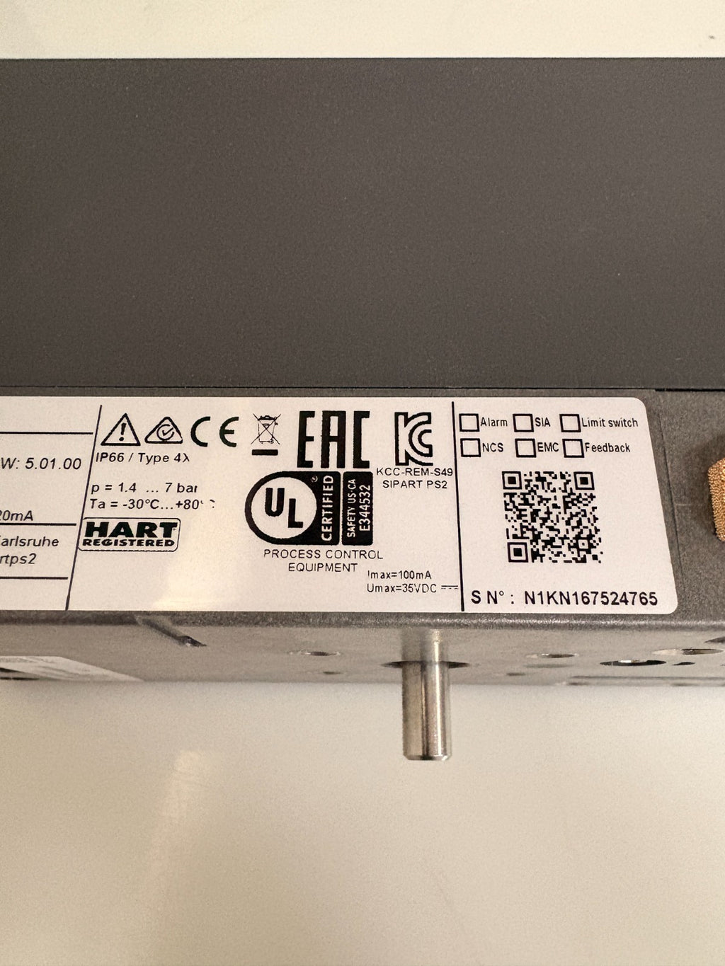 SIEMENS SIPART PS2 HART POSITIONER 6DR5120-0NN00-0AA97