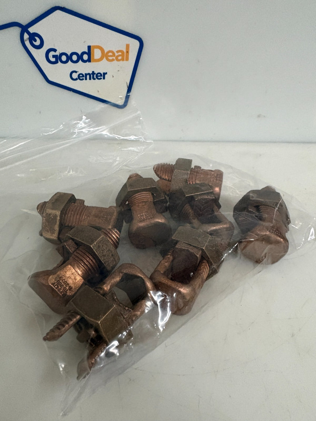 LOT OF 8 BURNDY COPPER DIRECT SPLIT BOLT CABLE TAP CONNECTOR KS29-DB TB2500