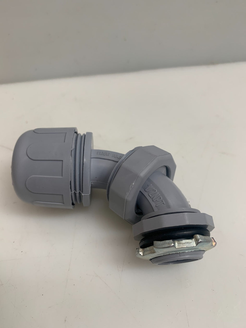 Lot of 2 boxes of 10 Cefco Multi Angle Connectors Gray NMF-SWIV 1/2"