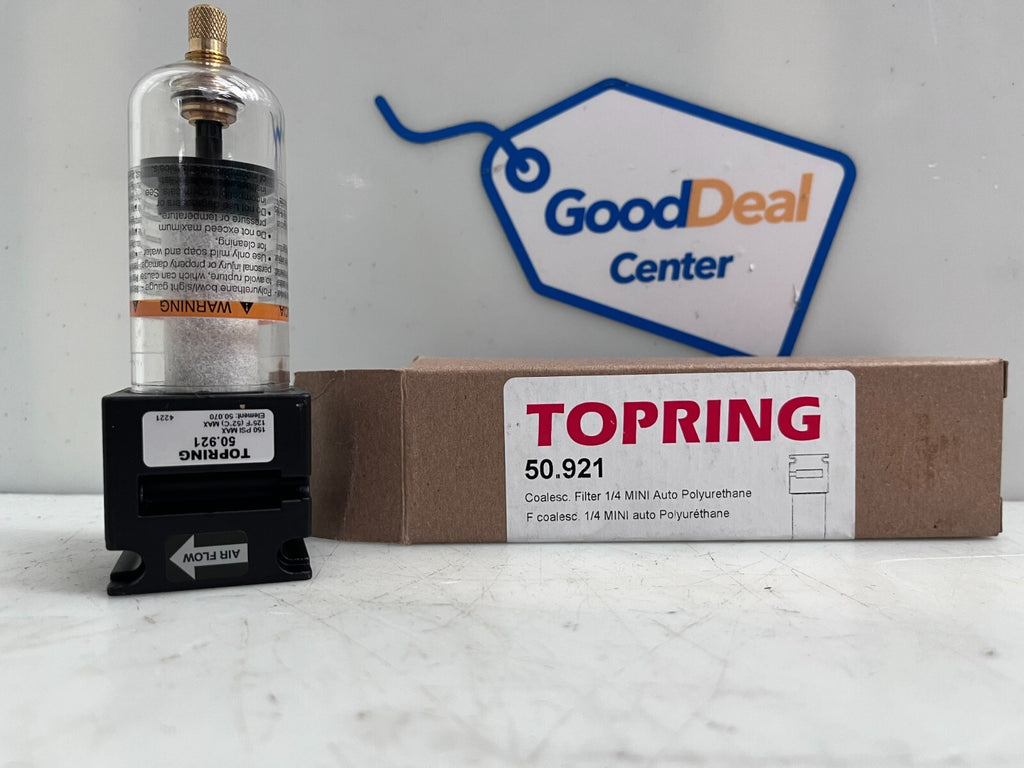 TOPRING 50.921 Coalescing Filter 1/4 Mini1