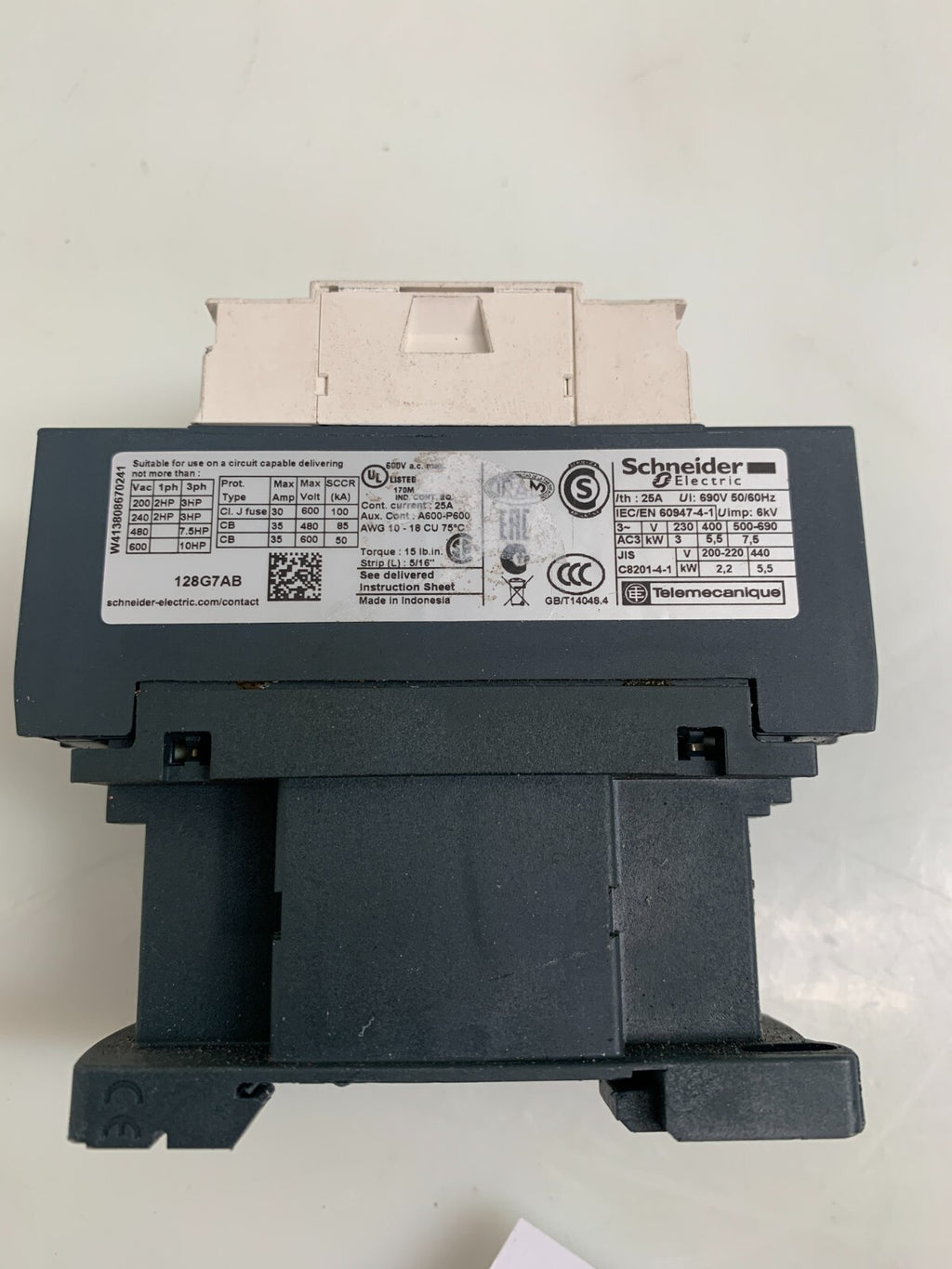SCHNEIDER ELECTRIC   Circuit Breaker  LC1D128  (Lot of 2)2