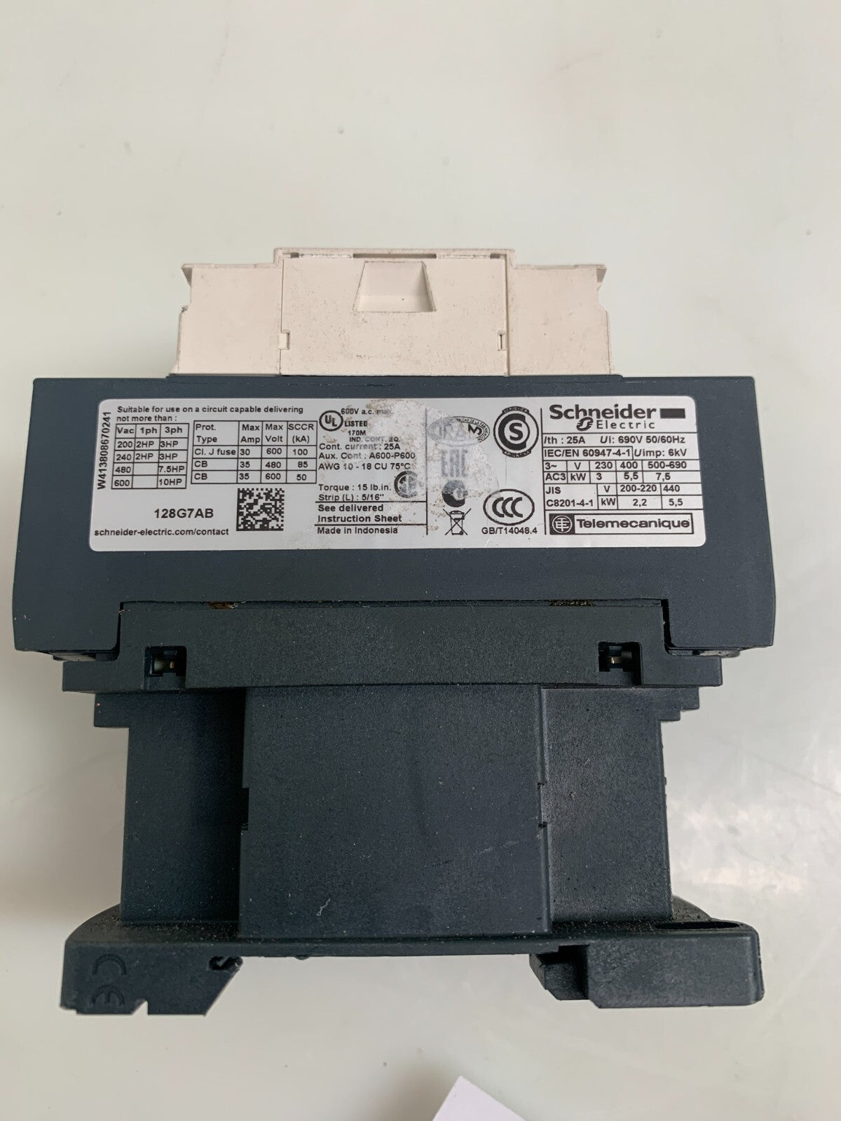 SCHNEIDER ELECTRIC   Circuit Breaker  LC1D128  (Lot of 2)2