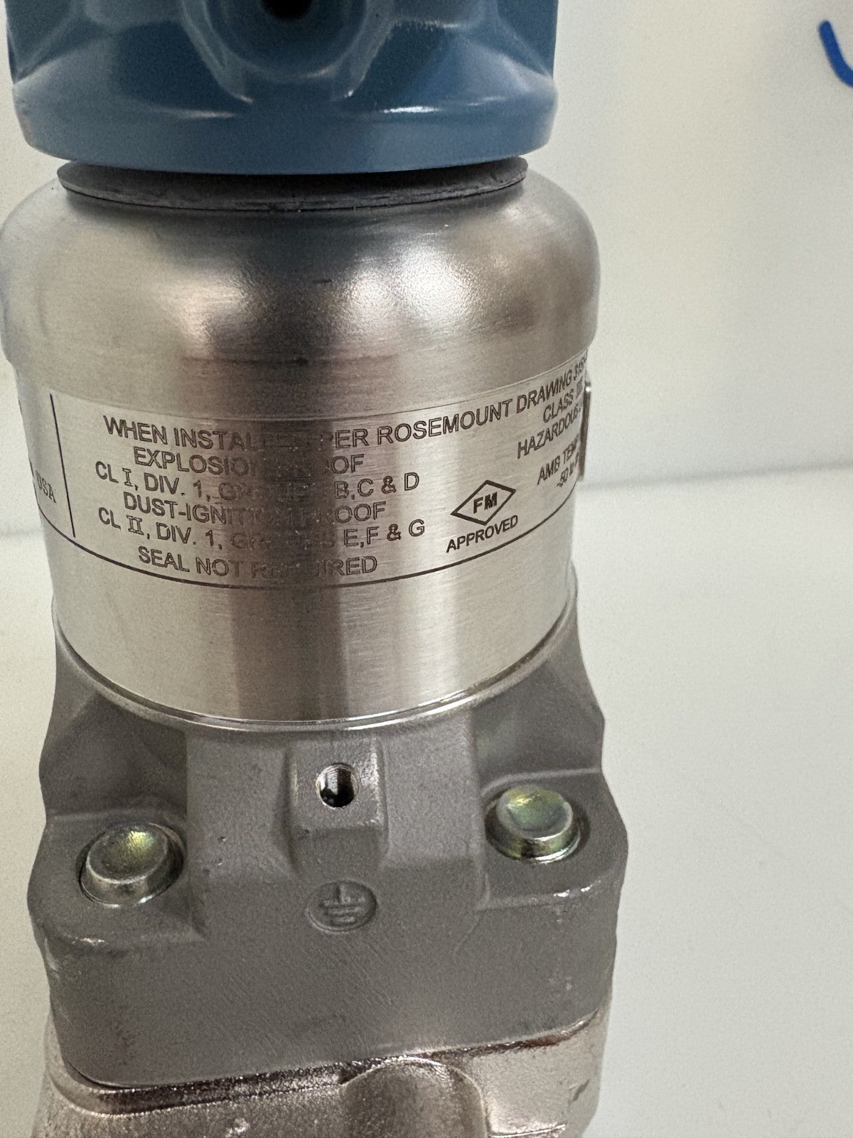 ROSEMOUNT PRESSURE TRANSMITTER 300S1AAE5M5 W/SUPER MODULE 3051S3CD2A2E11A1AE5M53