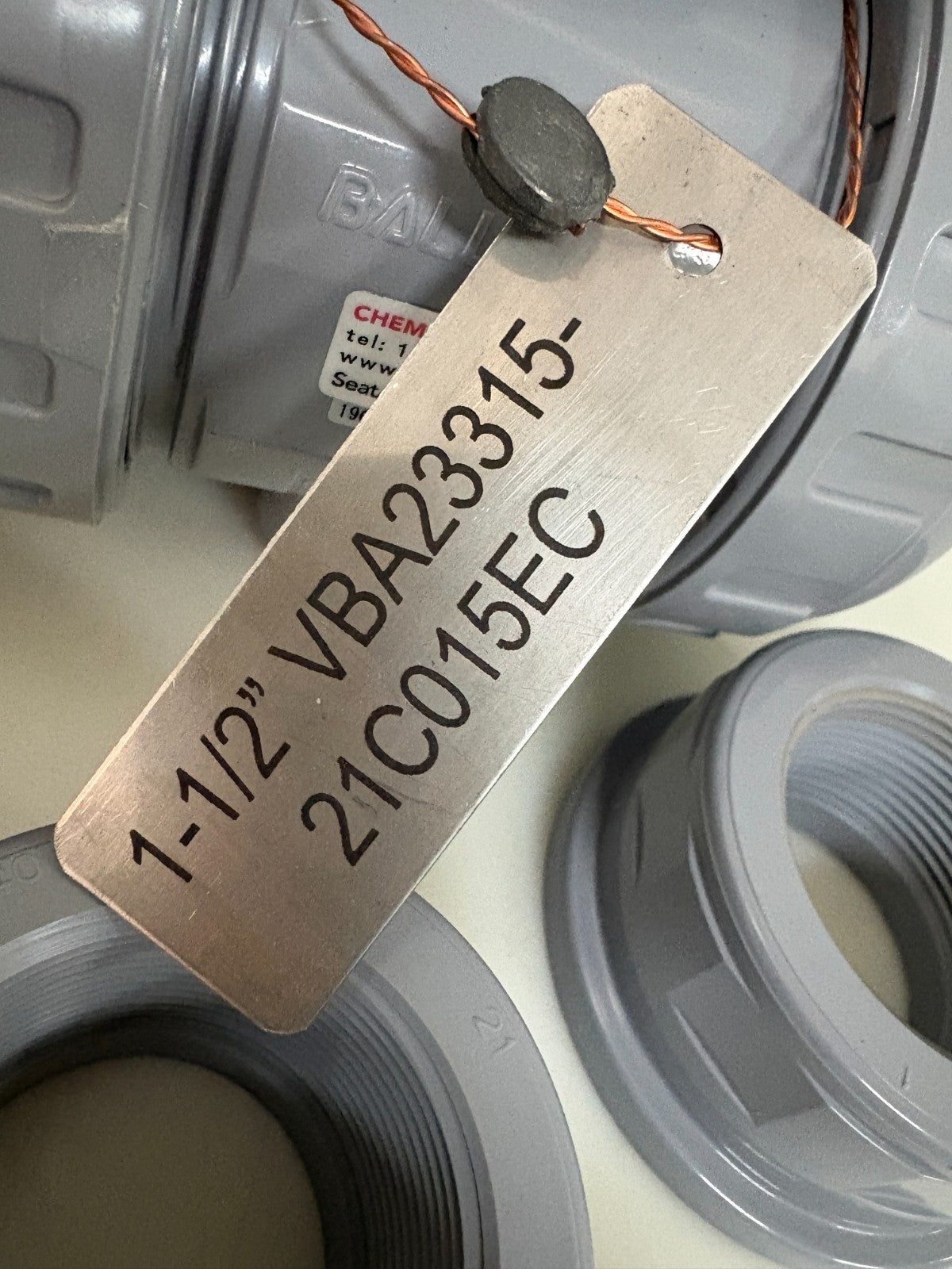 ASAHIAV TRUE UNION BALL VALVE 21 C015EC 2