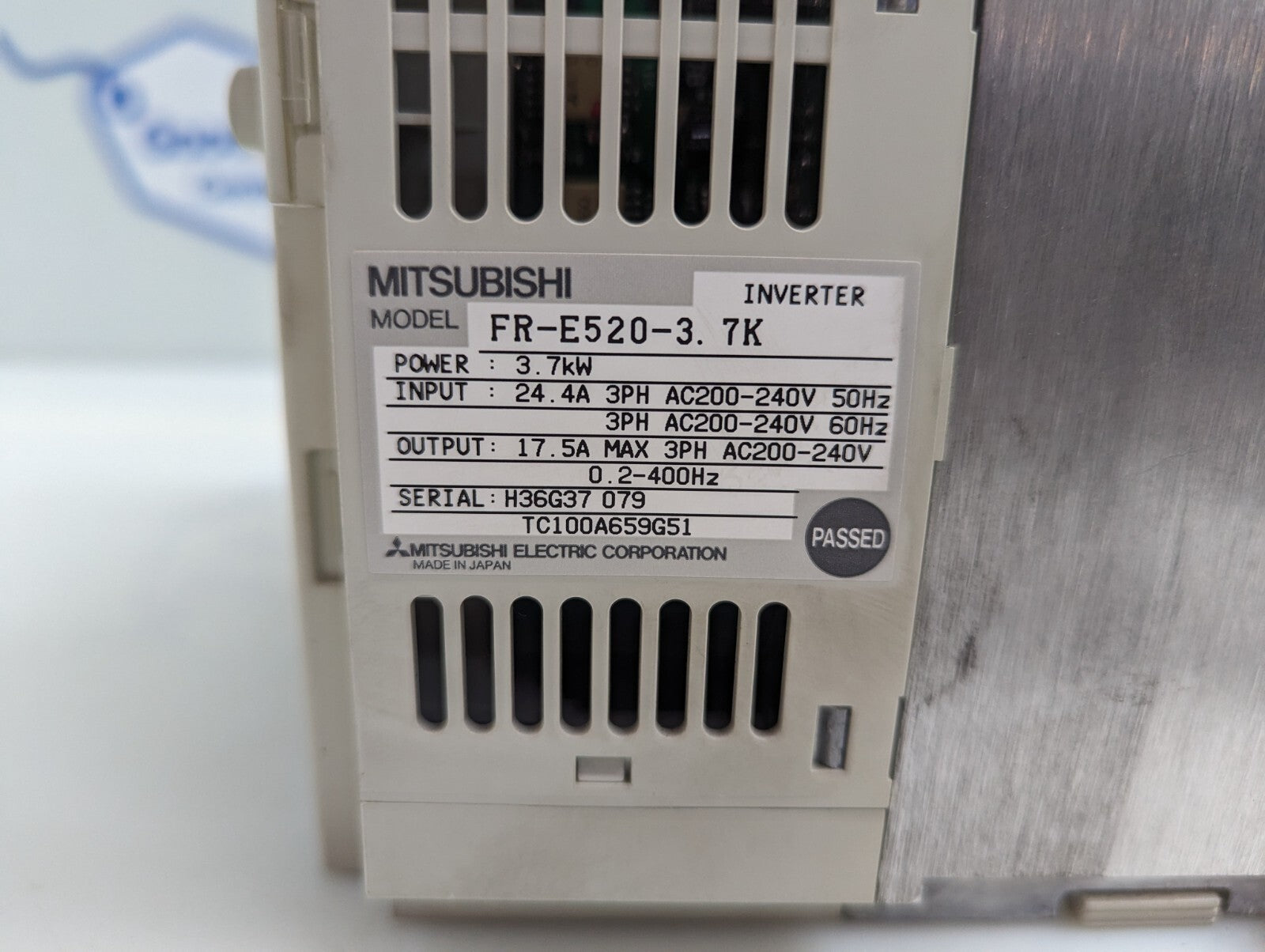 Mitsubishi FR-E520-3.7k Inverter E500 Model