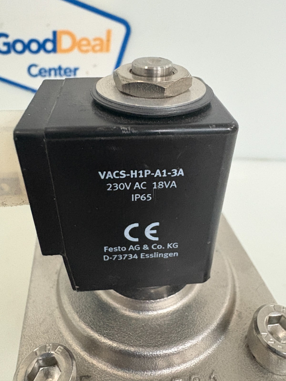 FESTO MAGNETIC S STEEL SOLENOID PILOT VALVE VACS-H1P-A1-3A 14923142