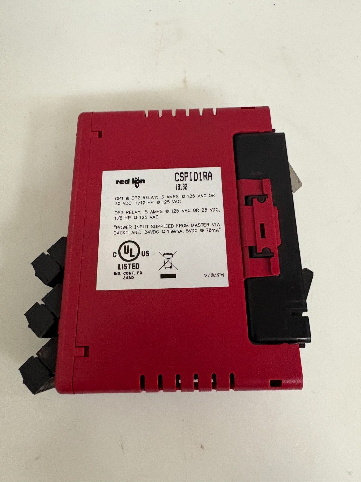 RED LION RELAY OUTPUT ANALOG MODULE CSPID1RA5