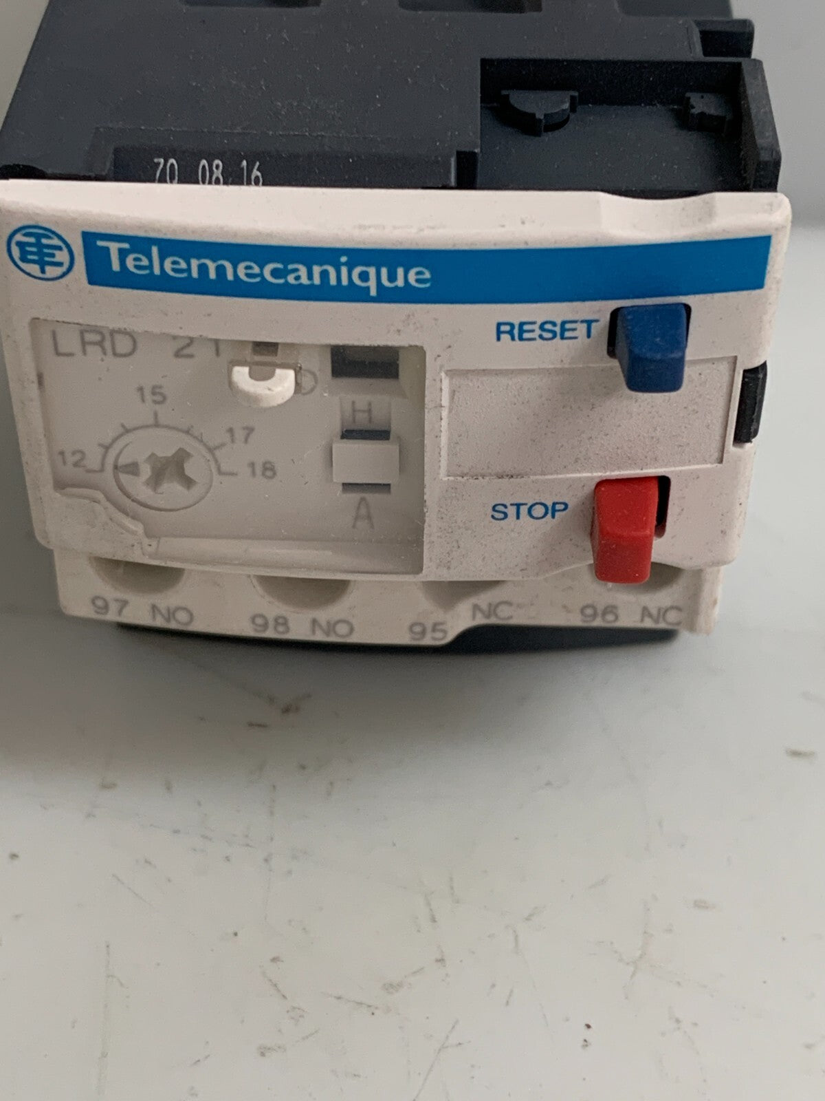 TELEMECANIQUE OVERLOAD RELAY LRD21