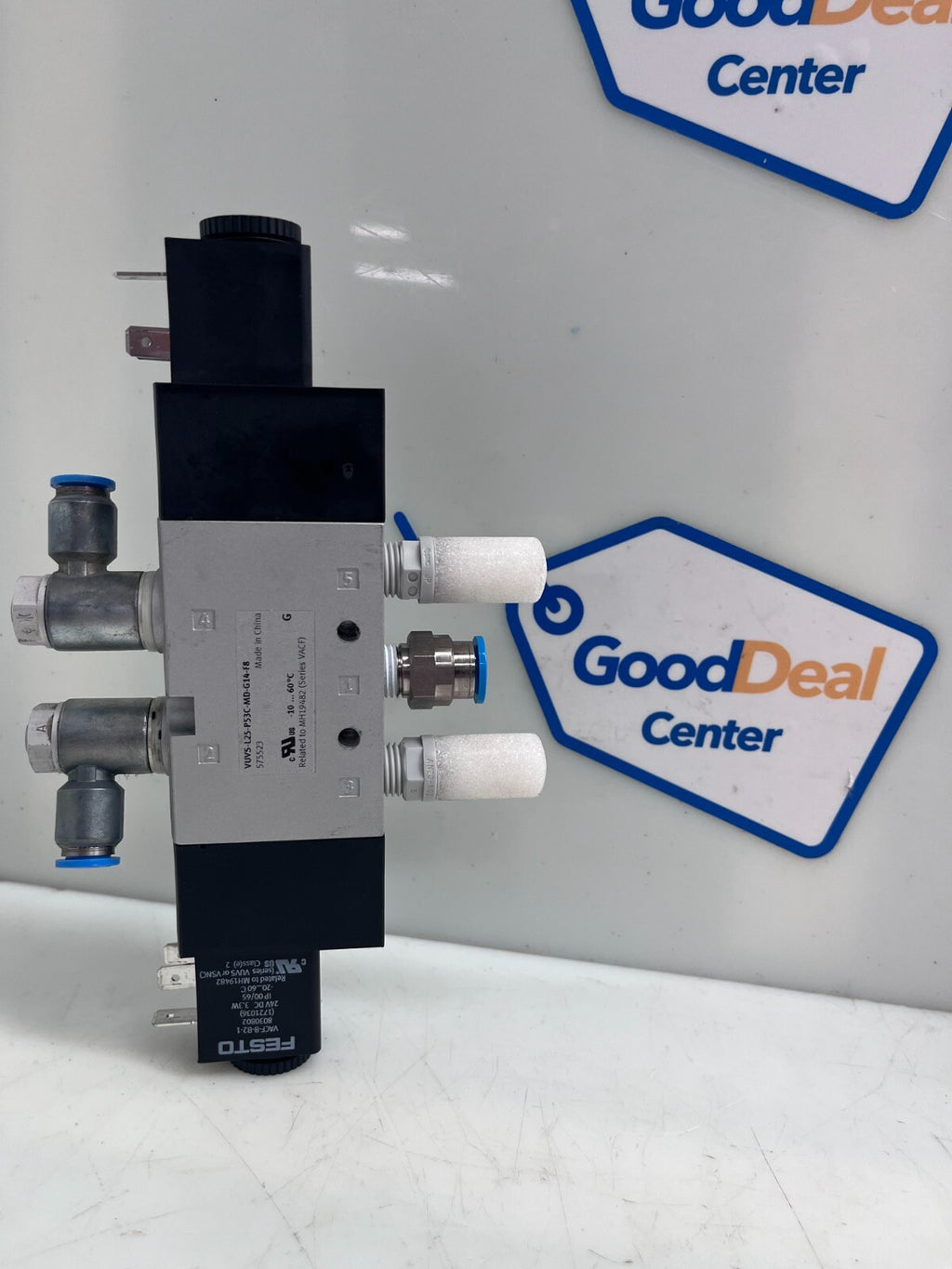 FESTO VUVS-L25-P53C-MD-G14-F8 575523 Solenoid Valve  w/2x VACF-B2-13