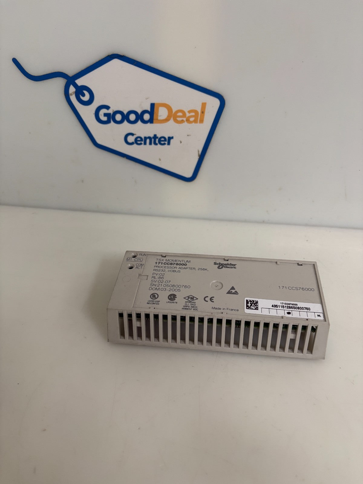 SCHNEIDER TSX MOMENTUM PROCESSOR ADAPTER 256K 171 CCS 76000
