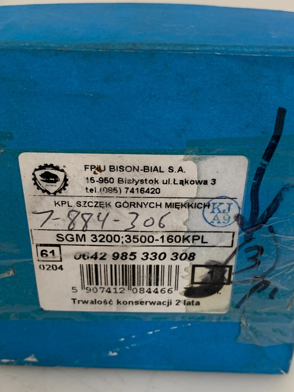 FPU BISON-BIAL SOFT TOP JAW SET 7-884-305 SGM 3200,3500-160 KPL
