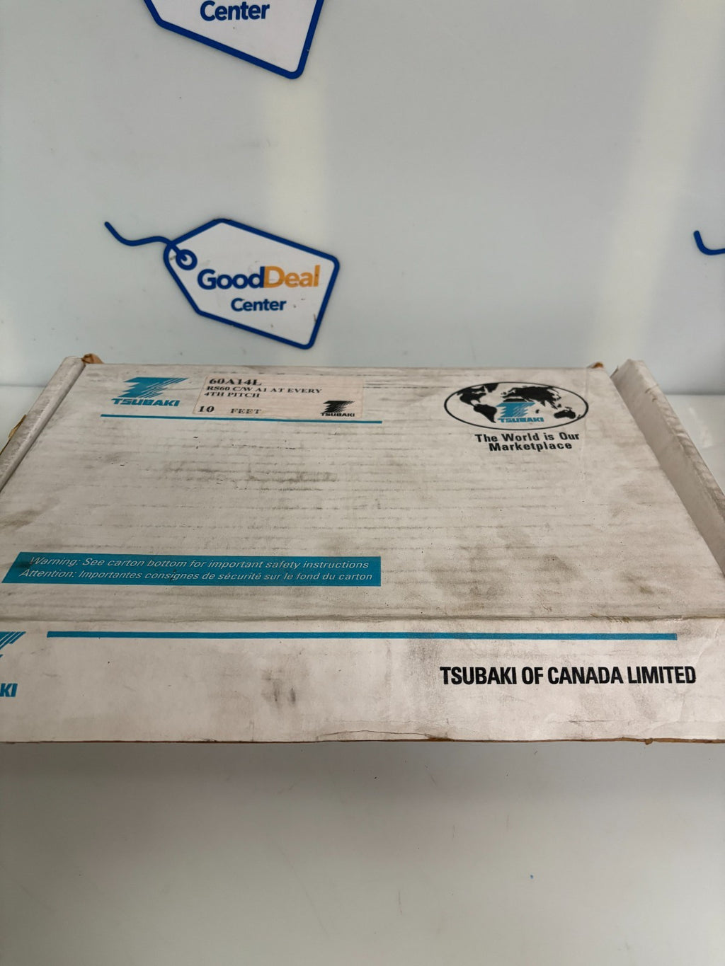 TSUBAKI ROLLER CHAIN 60 A14L 10 FEET RS60 C/W A1 AT EVERY 4TH PITCH0