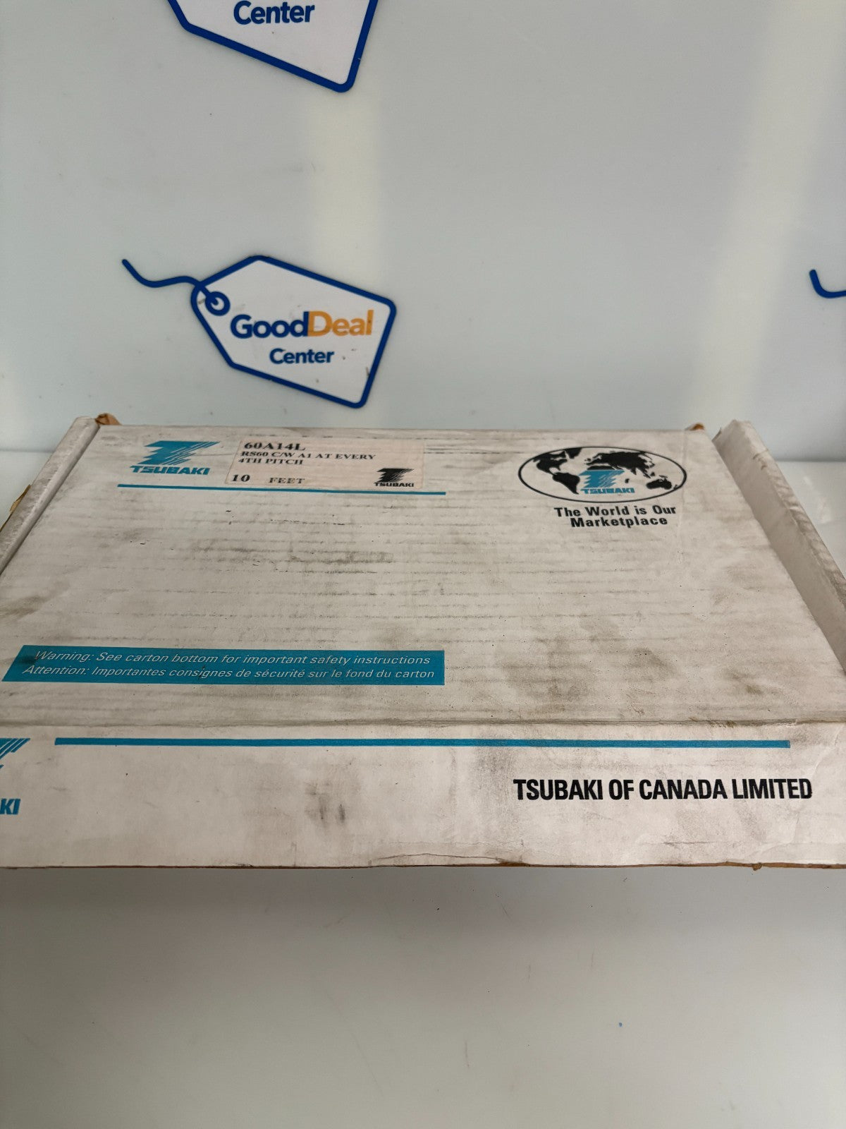 TSUBAKI ROLLER CHAIN 60 A14L 10 FEET RS60 C/W A1 AT EVERY 4TH PITCH0