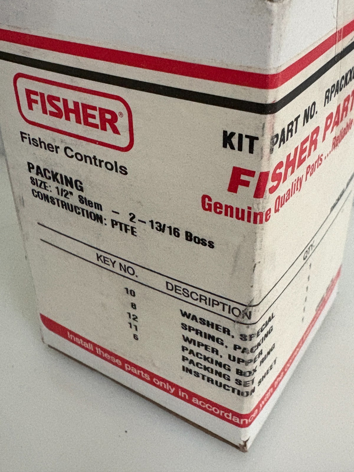 FISHER PACKING REPAIR KIT RPACKX00022