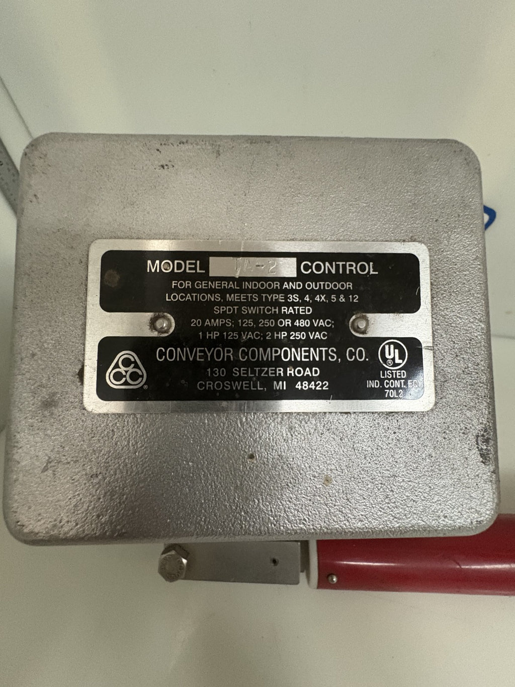 CONVEYOR COMPONENTS BELT ALIGNMENT CONTROL TA-21