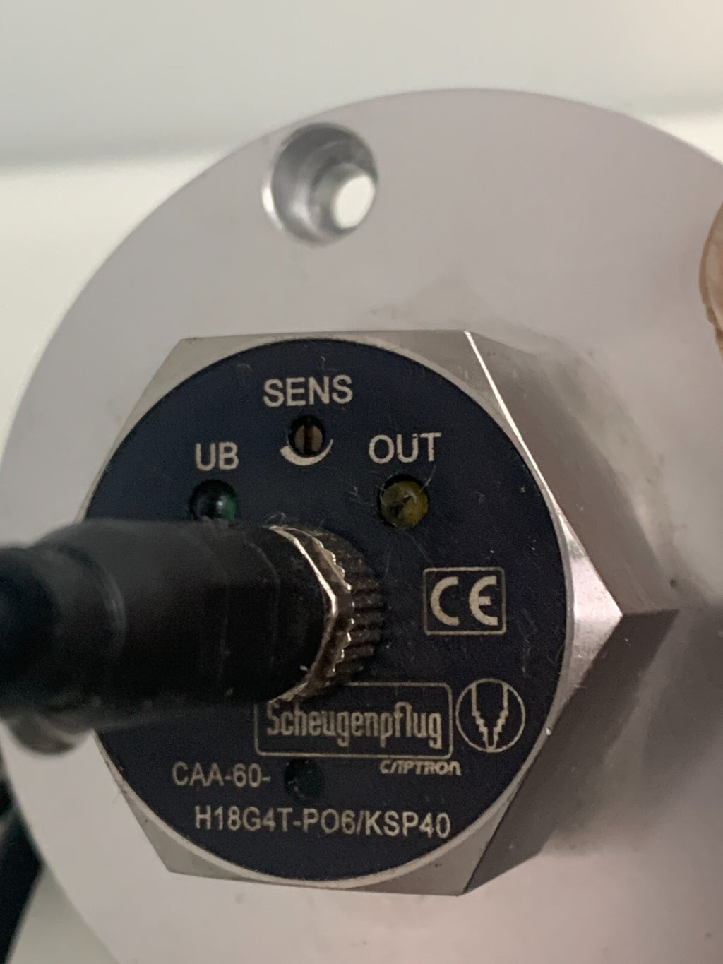 Scheugenflug Captron Sensor w/Cable  CAA-60-H18-G4T-POG/KSP402