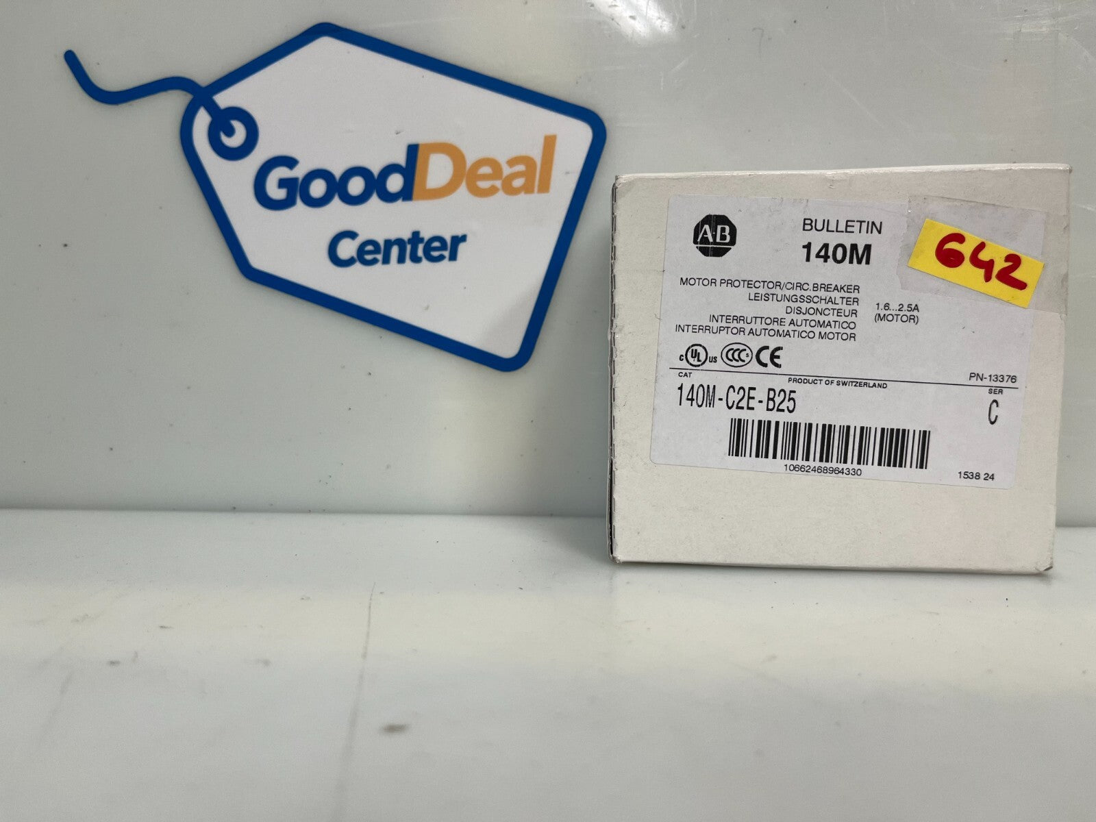 Allen Bradley 140M-C2E-B25 Ser. C Bulletin 140M Motor Protection Circuit Breaker