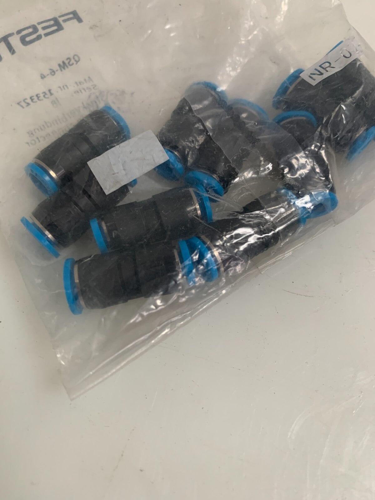 NEW 10PCS IN BAG FESTO PNEUMATIC UNION QSM-6-4 #1533271