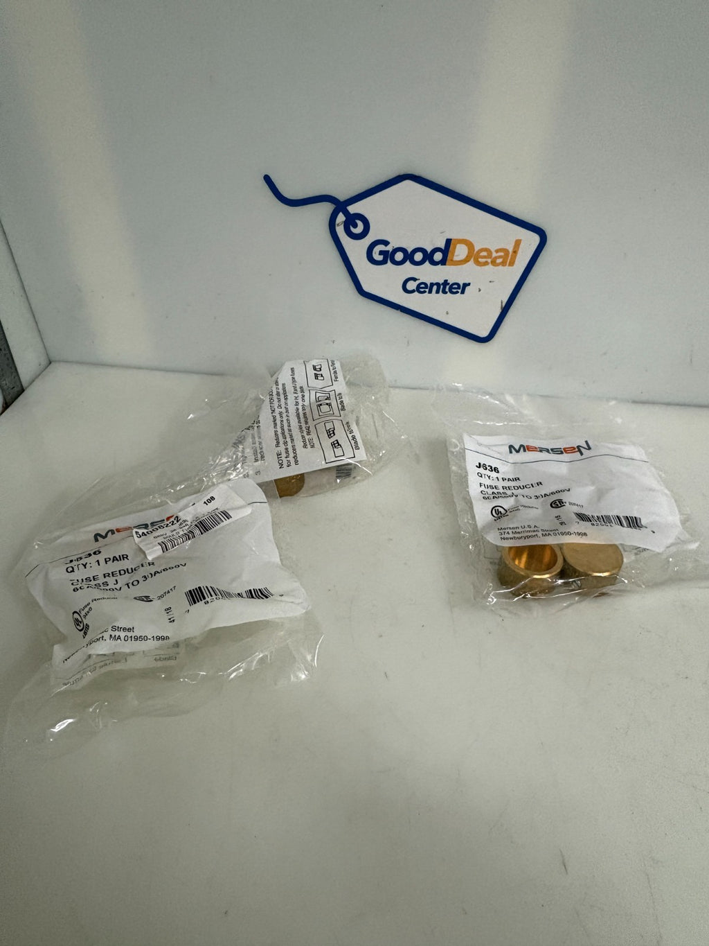 LOT OF 3 PAIR MERSEN FUSE REDUCER J636
