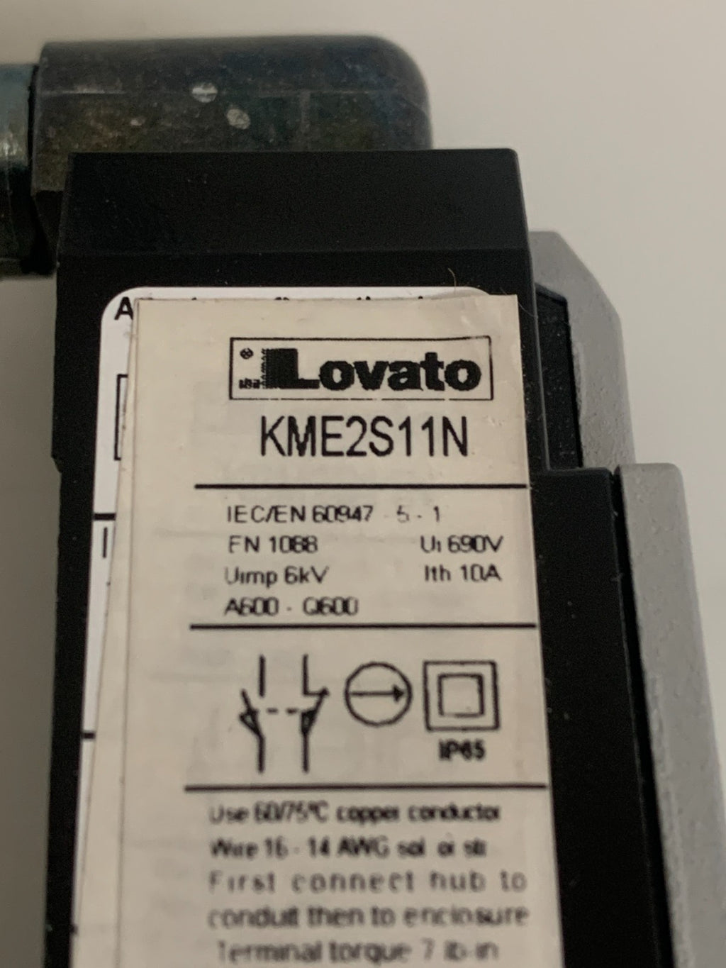 LOVATO LIMIT SWITCH KME2S11N2