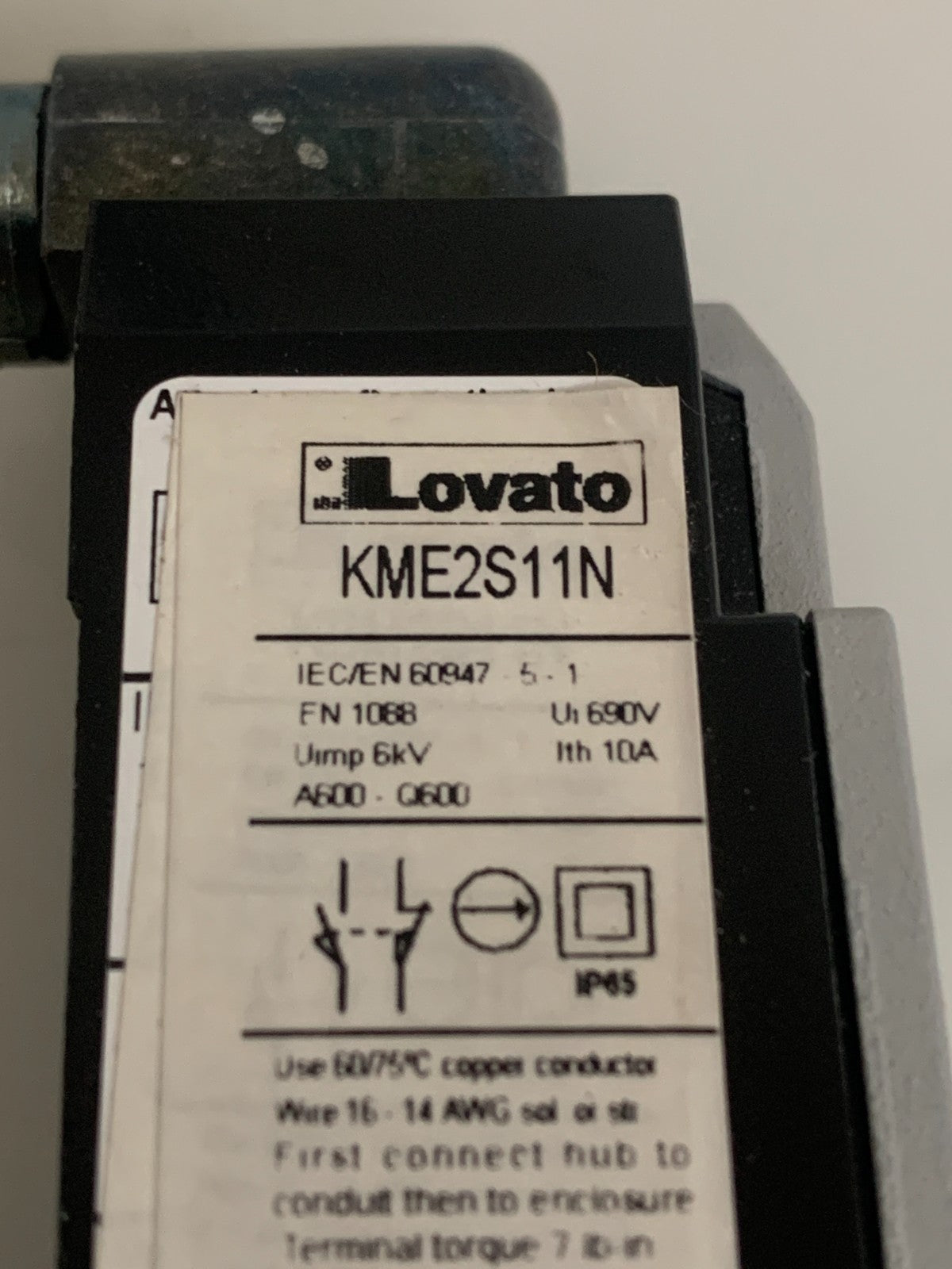 LOVATO LIMIT SWITCH KME2S11N2