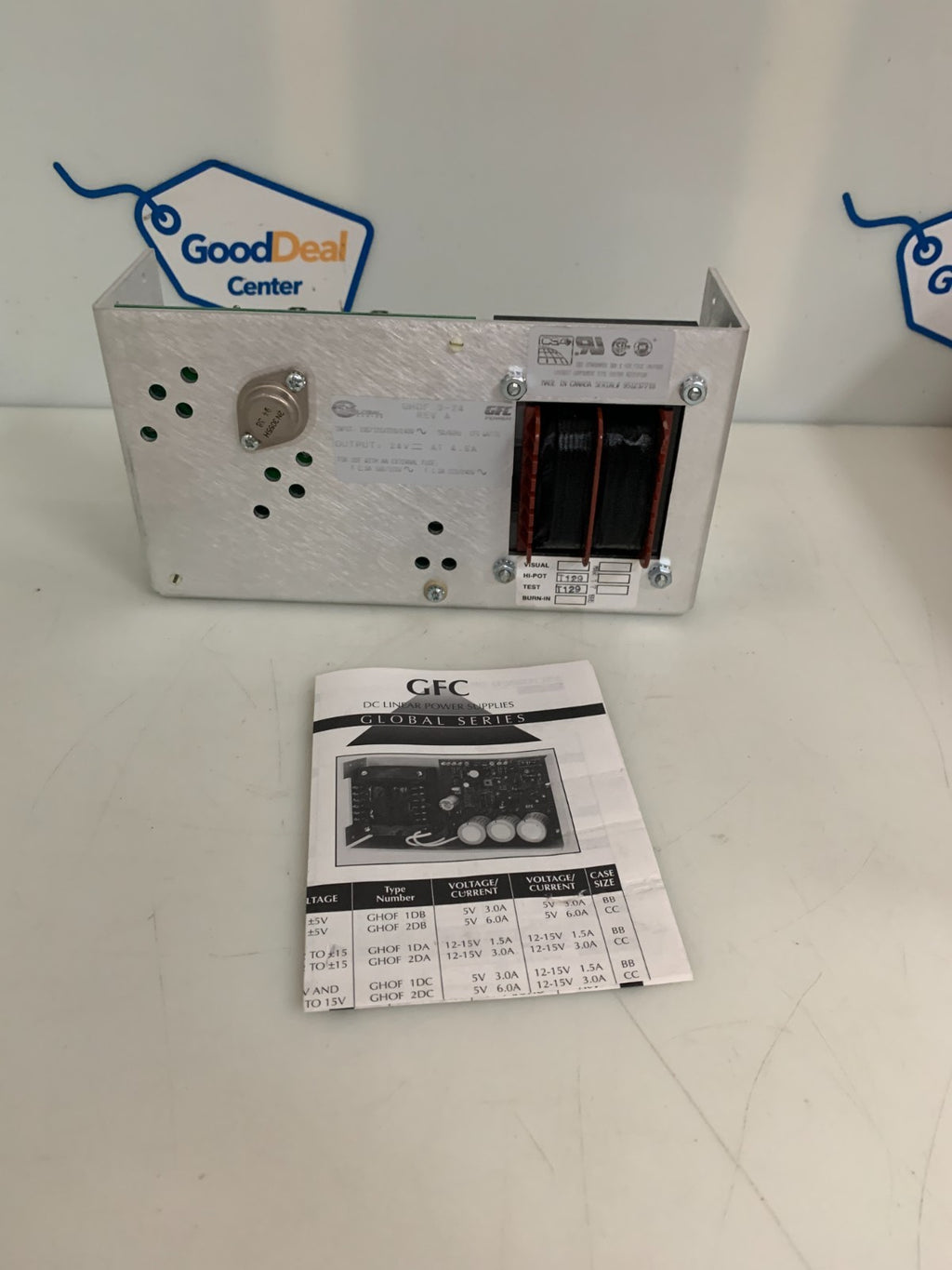 GFC POWER POWER SUPPLY GHOF 3-24 REV A