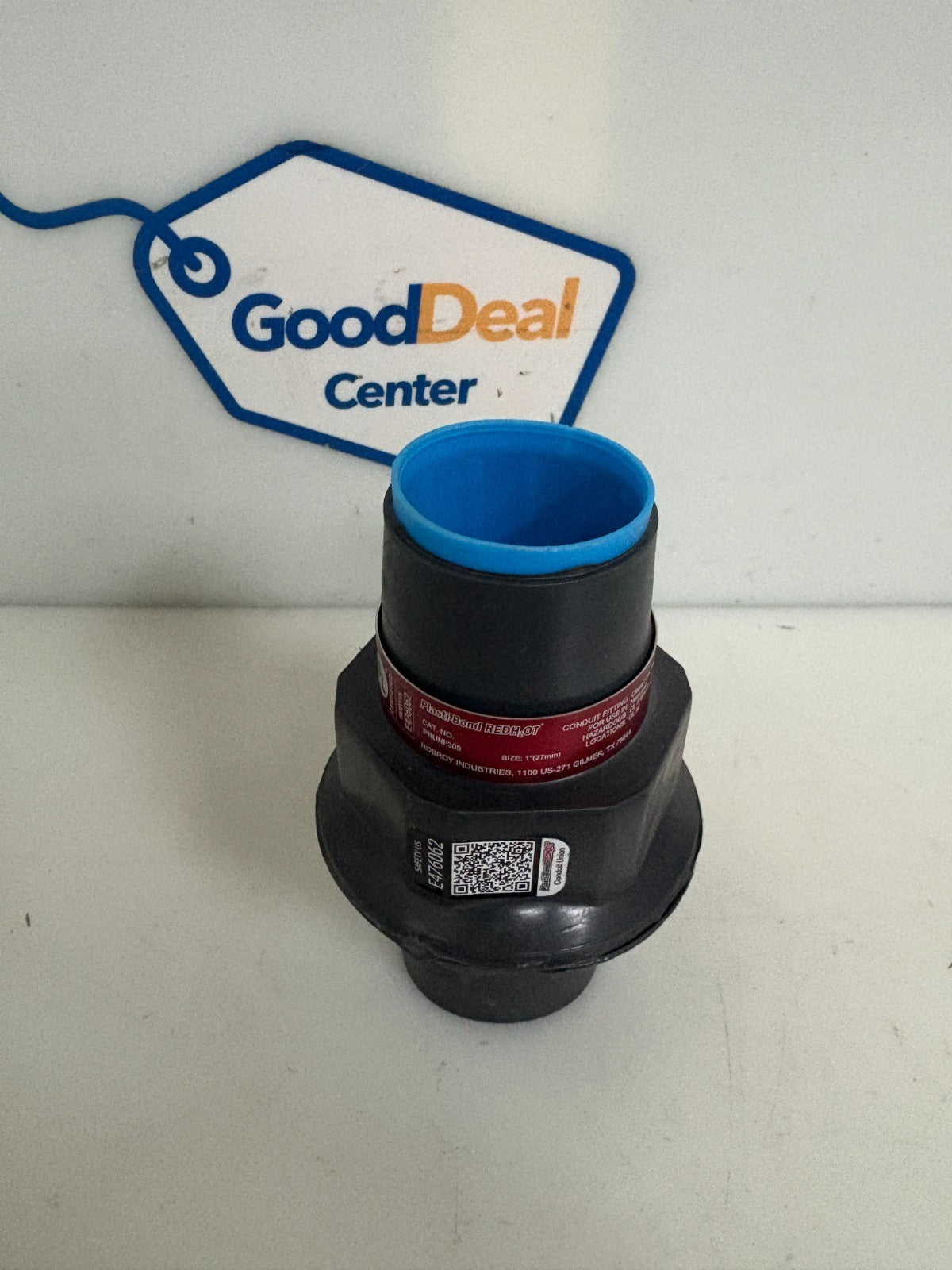 PLASTIBOND 1" REDH20T CONDUIT UNION FEMALE/FEMALE PVC COATED