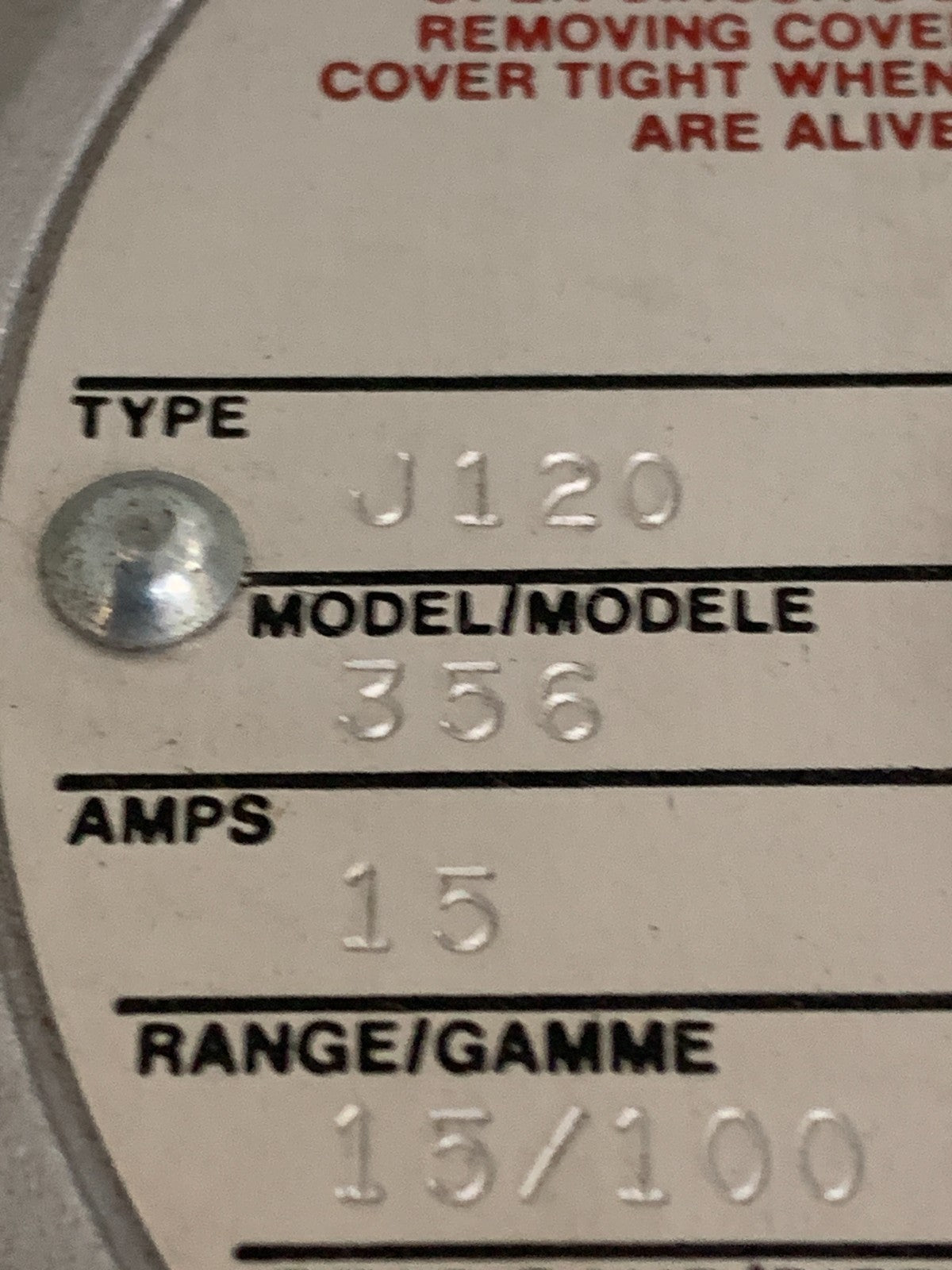 UNITED ELECTRIC CONTROLS EXPLOSION PROOF PRESSURE SWITCH J120-356