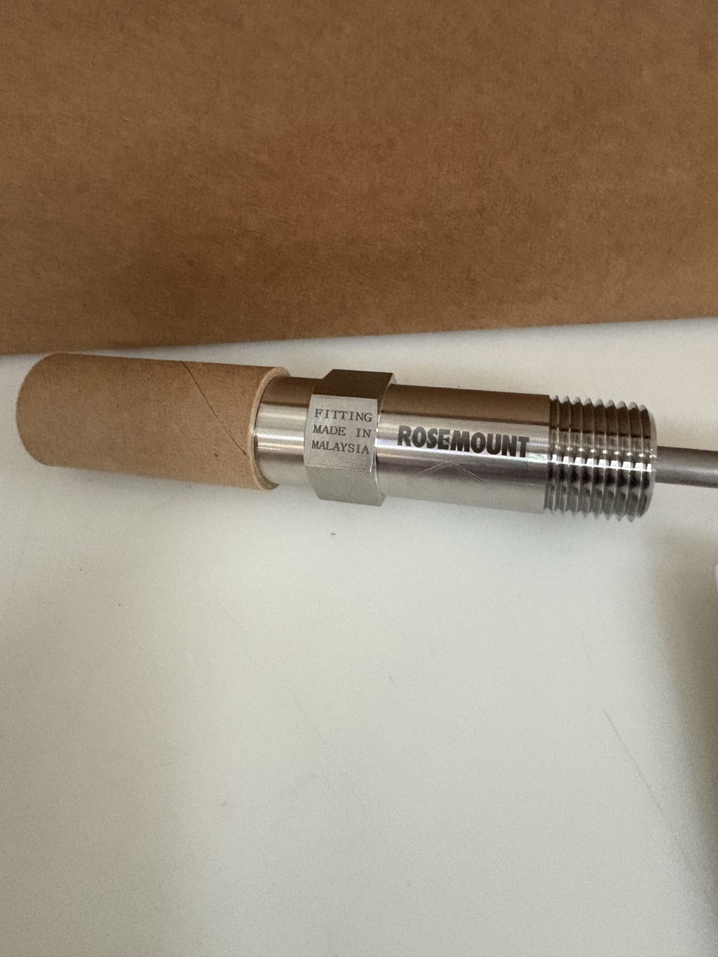 LOT OF 2 FISHER ROSEMOUNT EMERSON RTD THERMOCOUPLE SENSOR R-0078 15252022