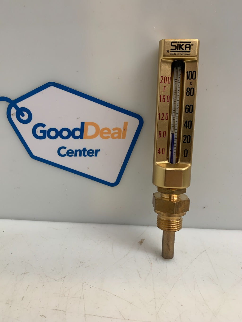 SIKA # 36   Brass Thermometer0