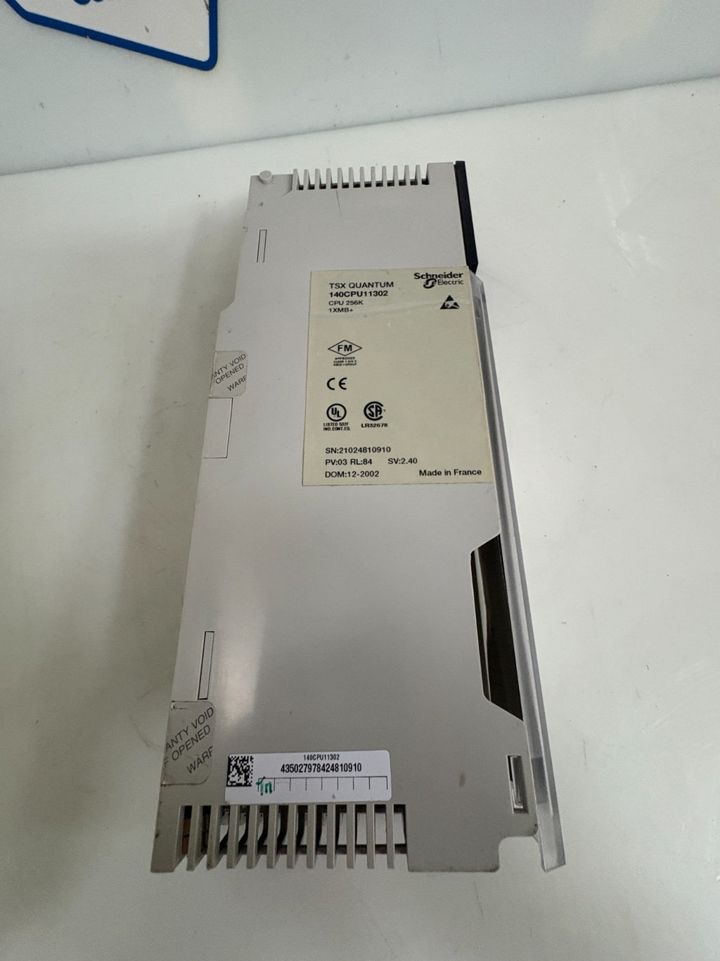 SCHNEIDER TSX QUANTUM CPU 256K MODULE 140 CPU113022