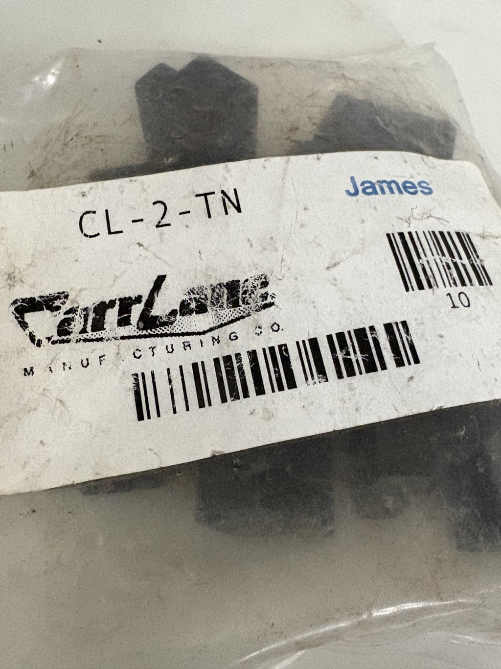 LOT OF 10 CARR LANE T NUTS CL-2-TN4