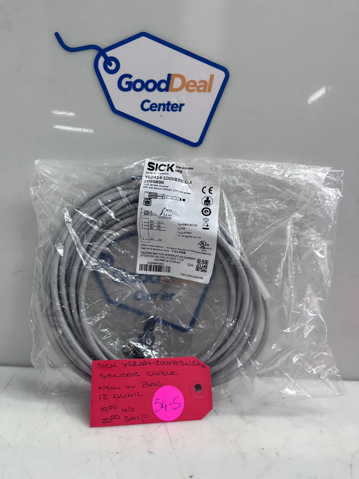 SICK YG2A14-100VB3XLEAX Sensor Cable