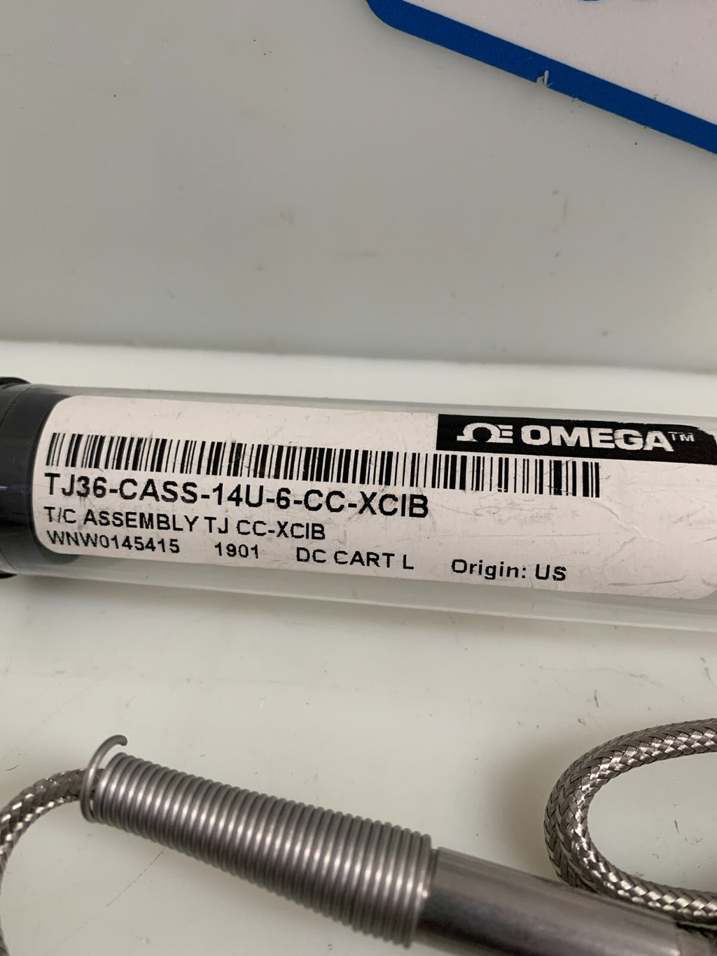 OMEGA TEMPERATURE PROBE TJ36-CASS-1UU-6-CC-XCIB
