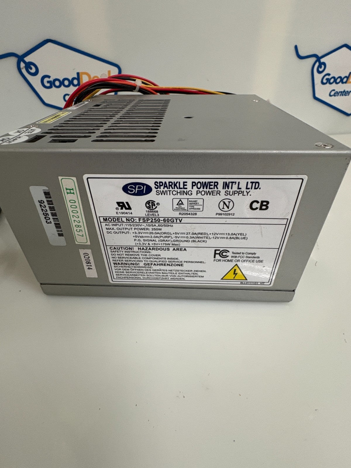 SPI SPARKLE POWER SWITCHING POWER SUPPLY FSP250-60 GTV