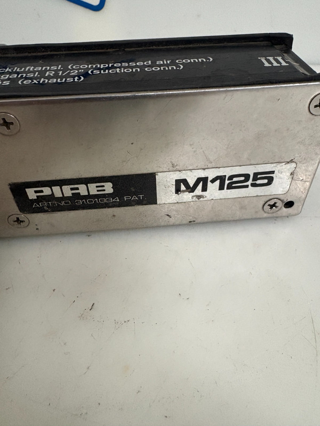 PIAB MULTI EJECTOR VACUUM PUMP M125