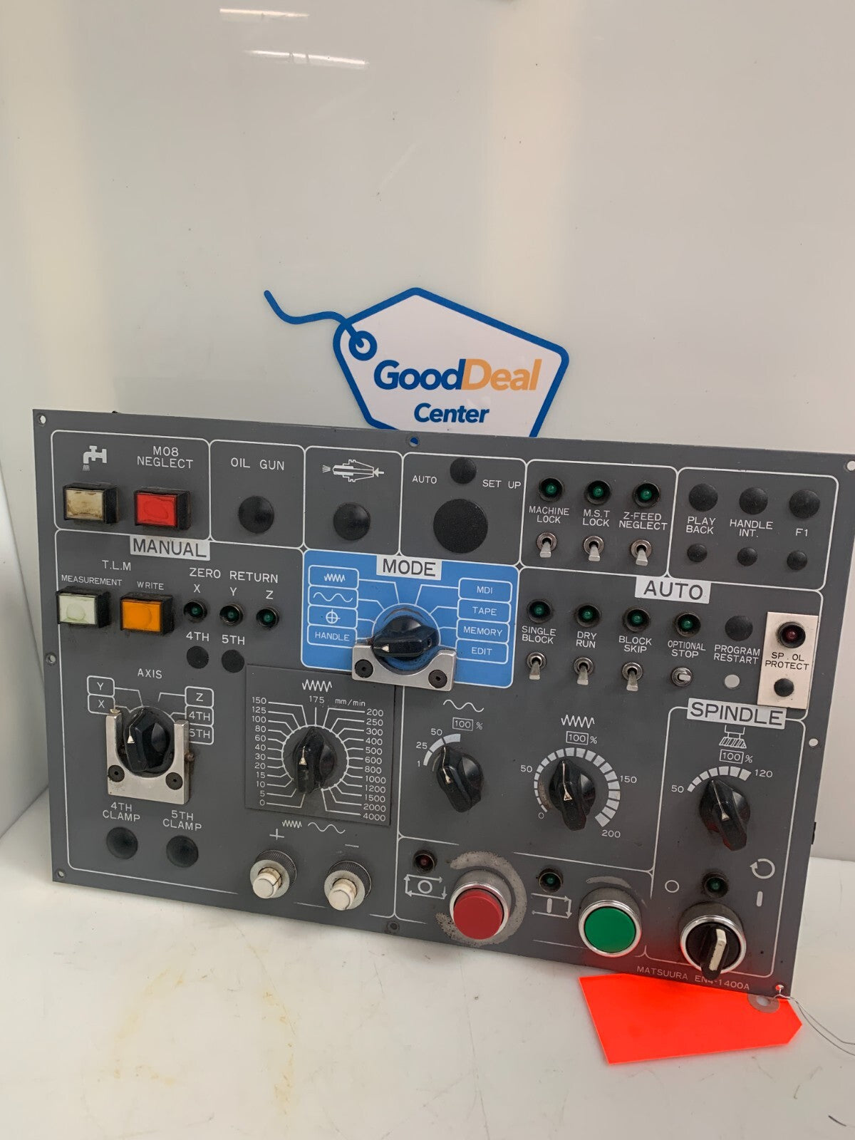 MATSUURA EN4-1400A CNC OPERATOR CONTROL PANEL