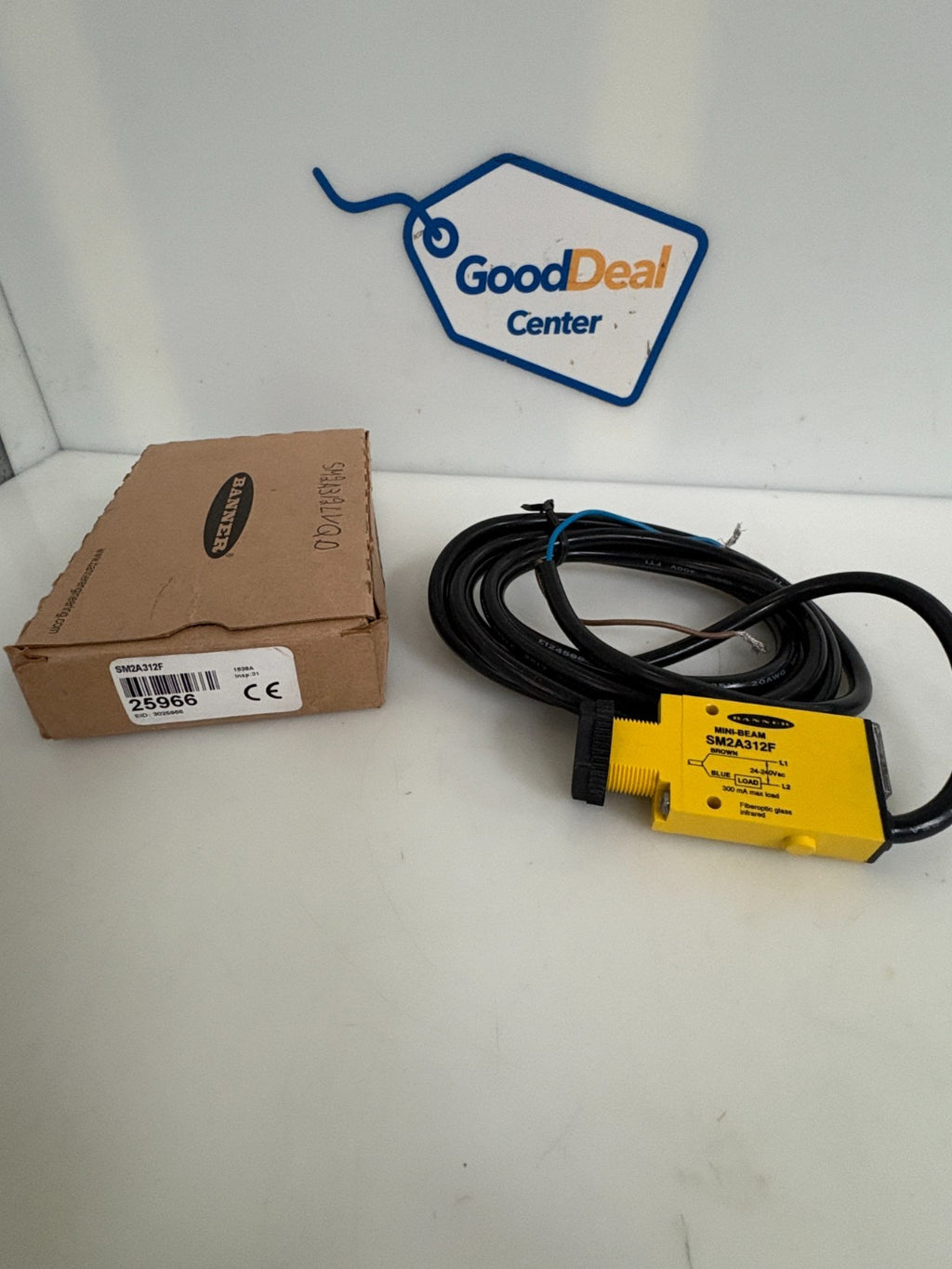 BANNER MINI BEAM PHOTOELECTRIC SENSOR SM2A312F 259660