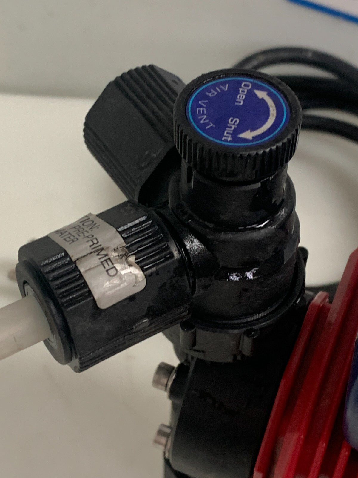 IWAKI METERING PUMP EZB11D1-PE W/WALL SUPPORT7