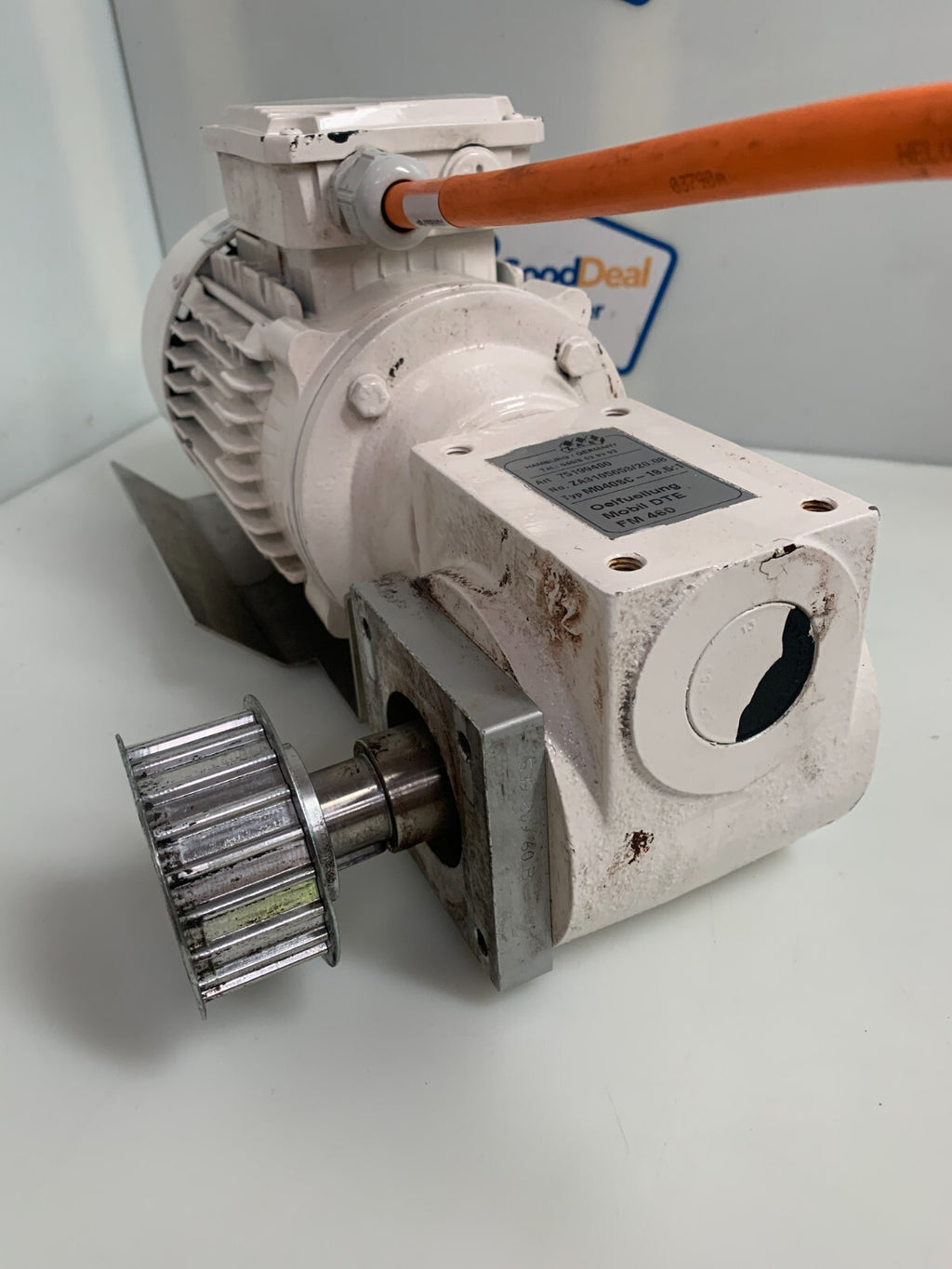 KUEENLE  3-ph-Motor-Nr 411 459160  #39174   W/ZAE Gearbox #751994003