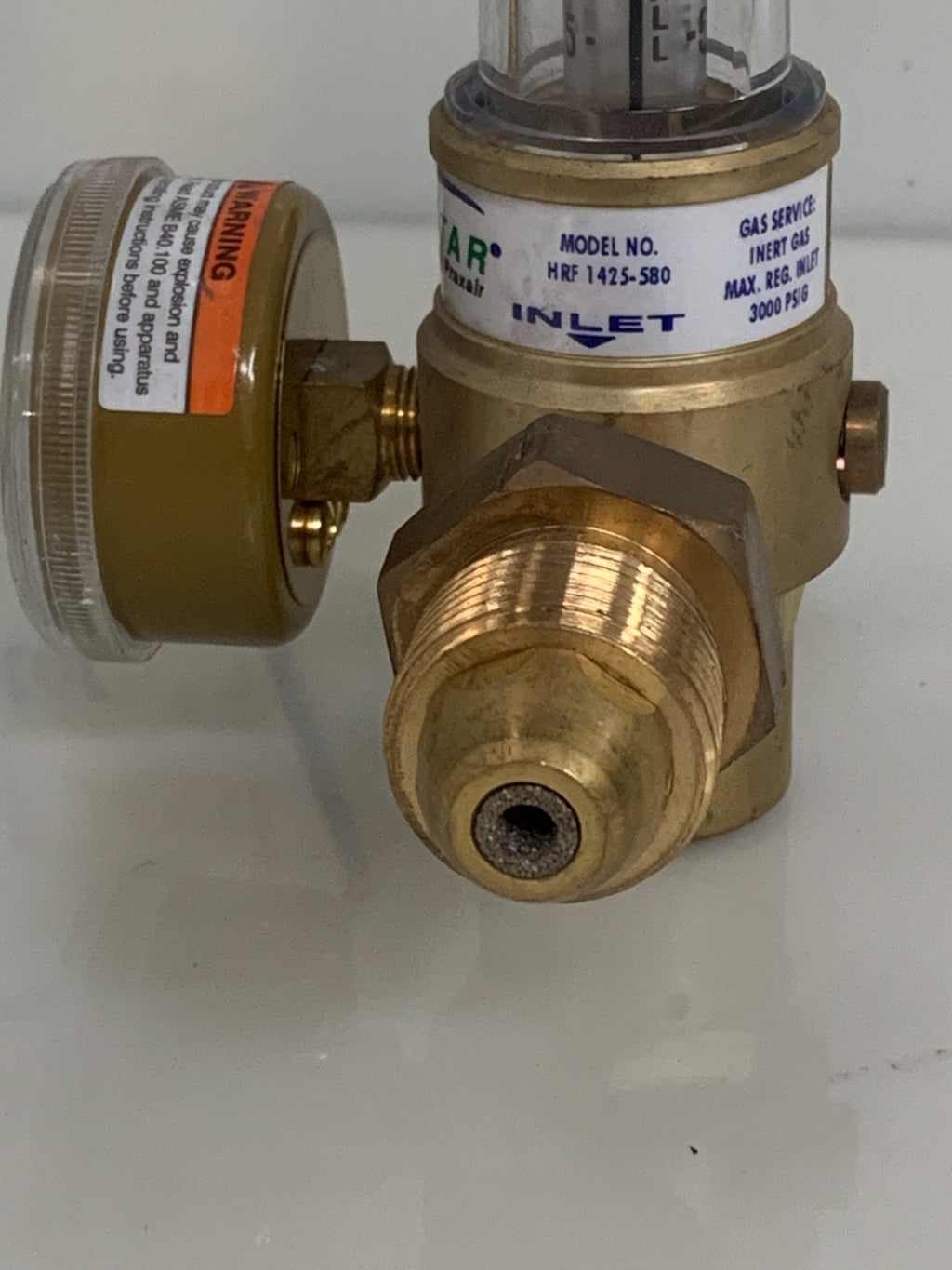 LOT OF 2 PROSTAR GAZ REGULATOR & FLOW GAUGE HRF1425-580