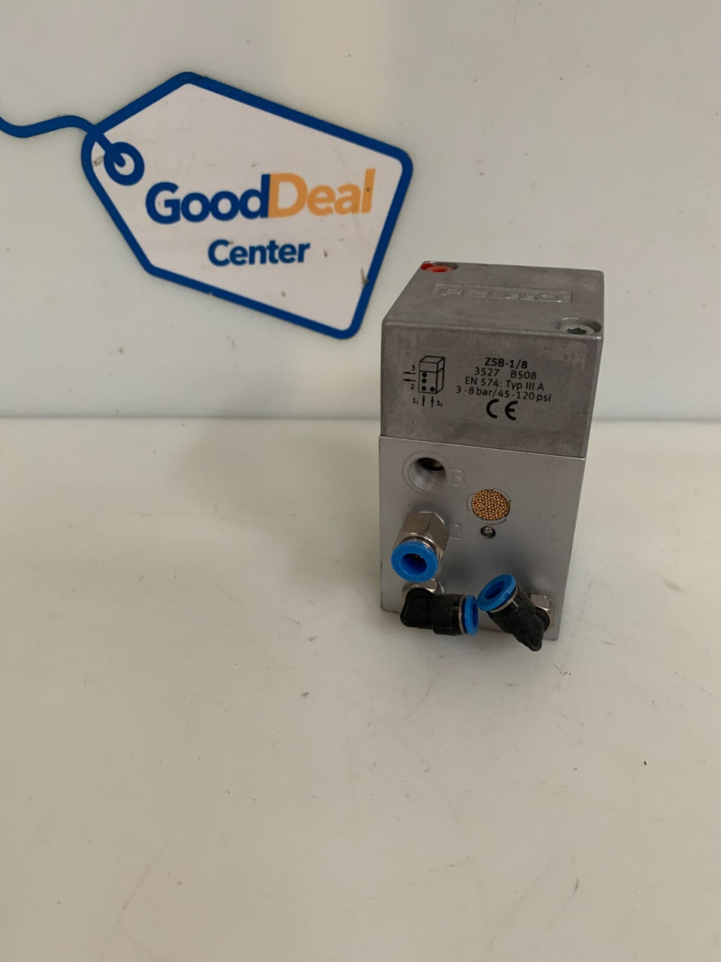 FESTO PNEUMATIC SOLENOID VALVE ZSB-1/8 3527 B5080