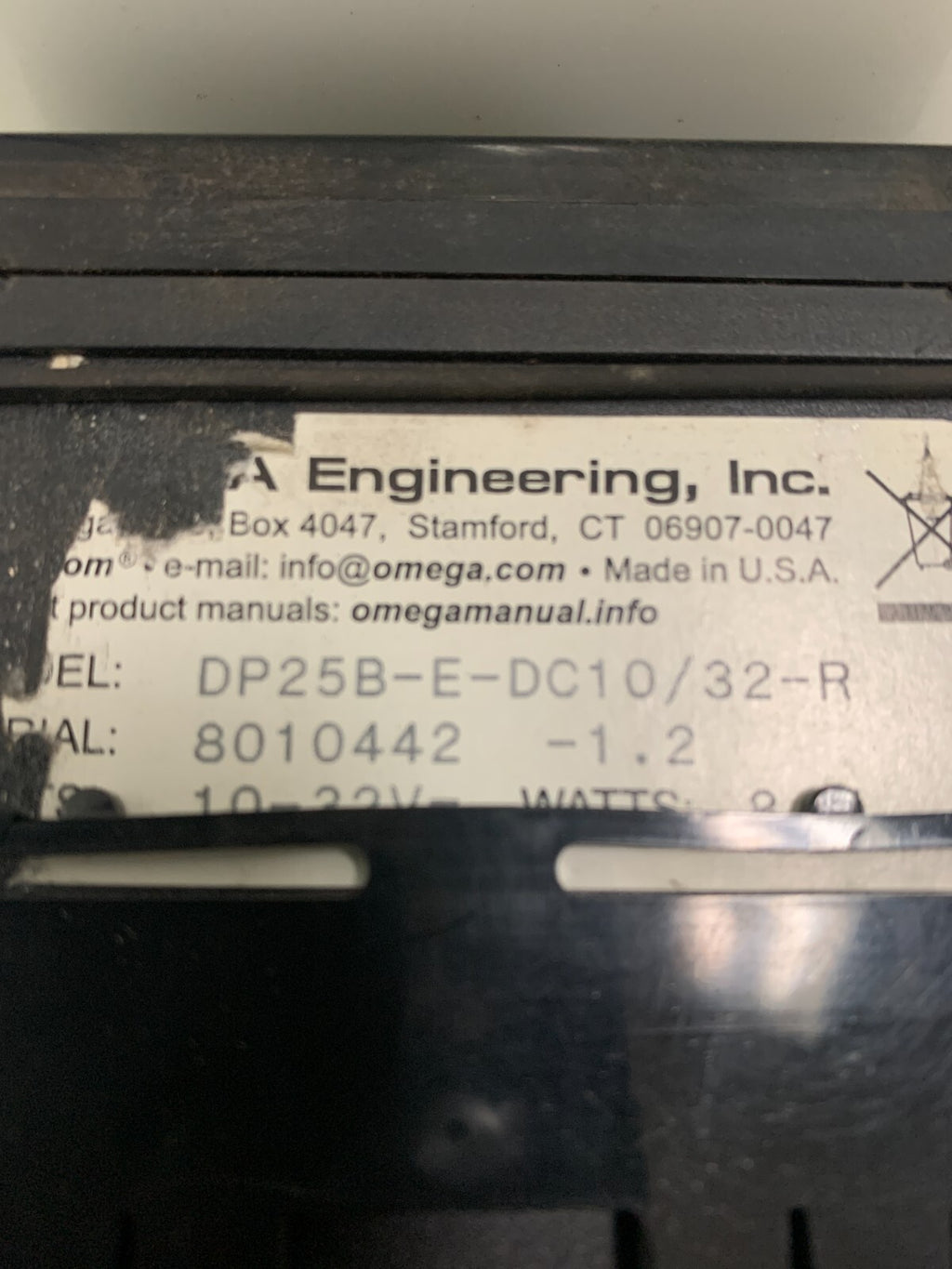 OMEGA ENGINEERING DP25B-E-DC10/32-R / DP25BEDC1032R Strain and Process Meter