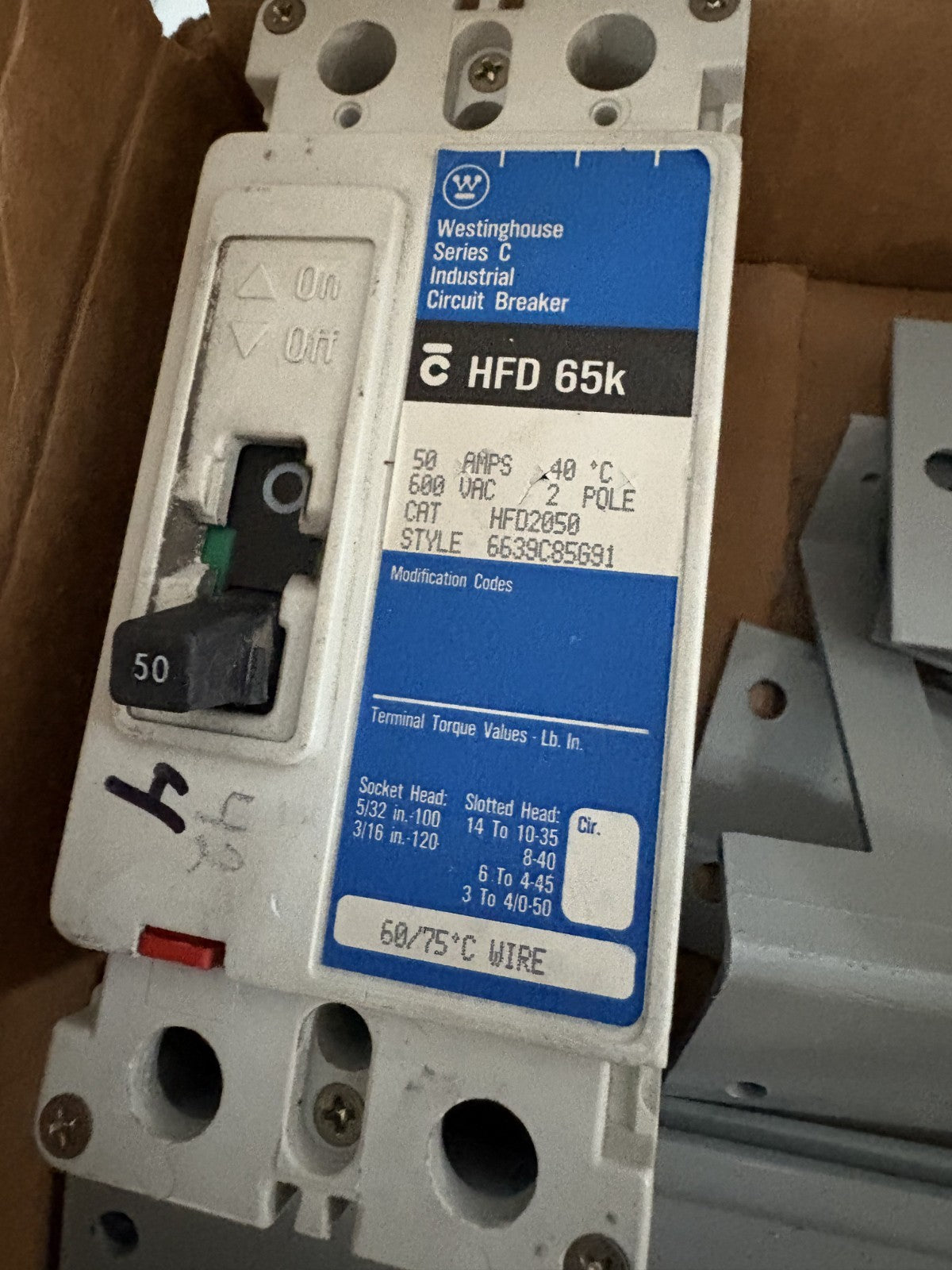 EATON CUTLER HAMMER KPRL4 400A HARDWARE KIT W/HFD 65K CIRCUIT BREAKER3